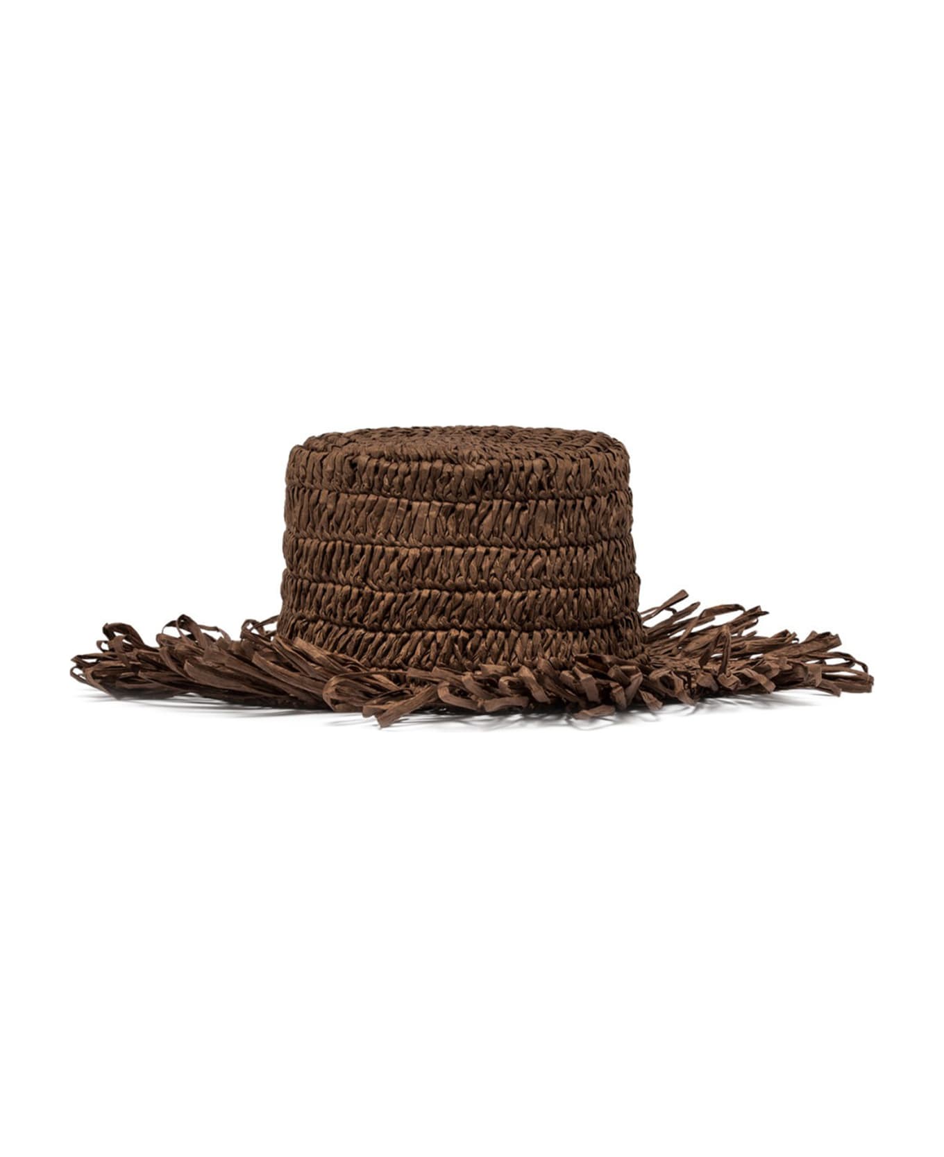 Gianni Chiarini Marcella Hat Crocheted With Straw Effect - CAFFE
