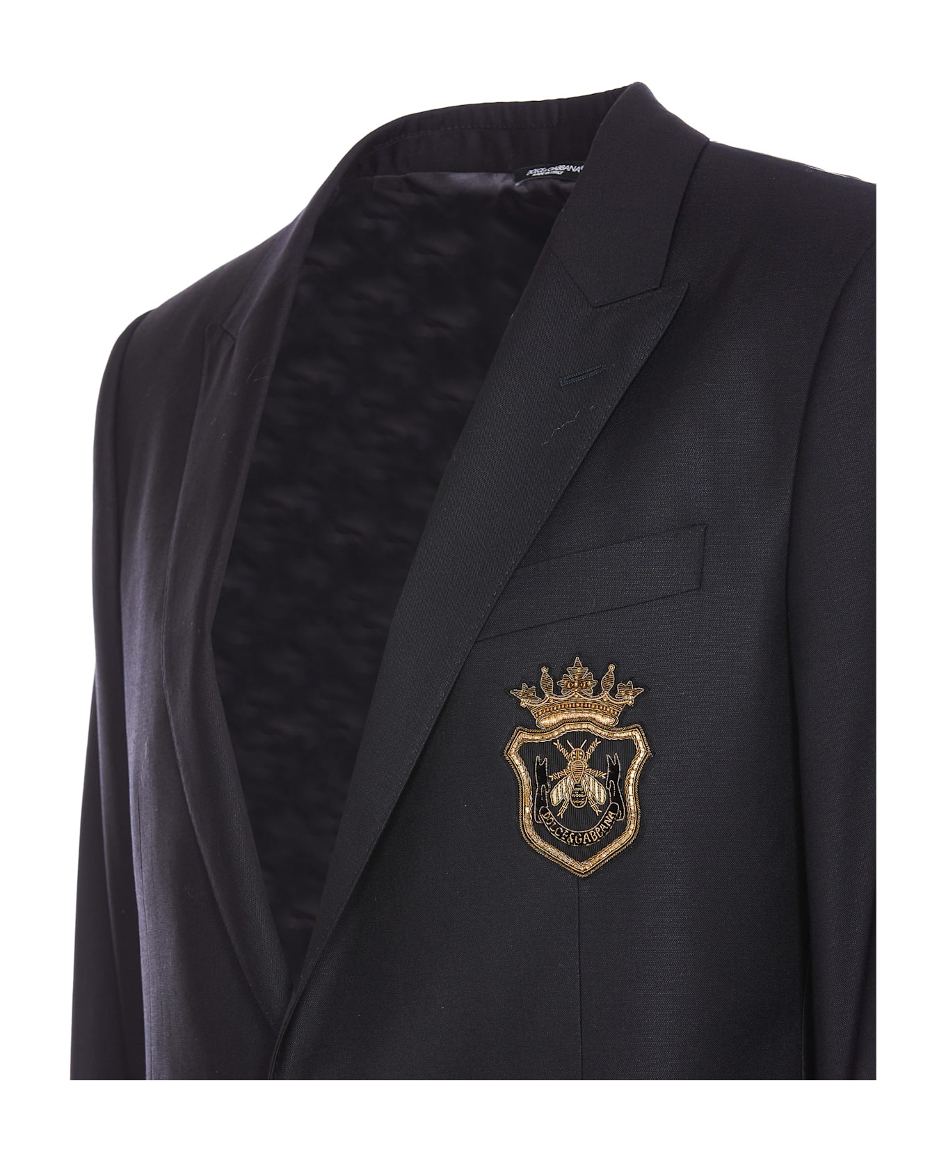 Dolce 
Gabbana Patch Martini Jacket - Blu Scurissimo 1