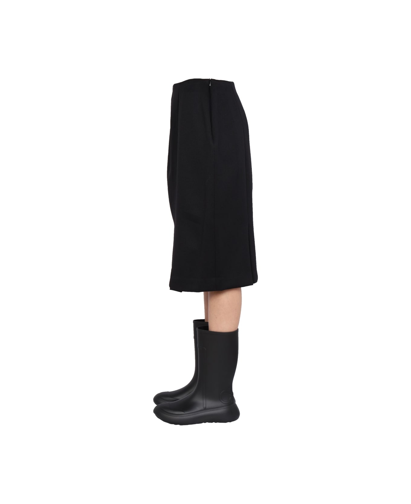 Raf Simons Straight Cut Skirt - BLACK