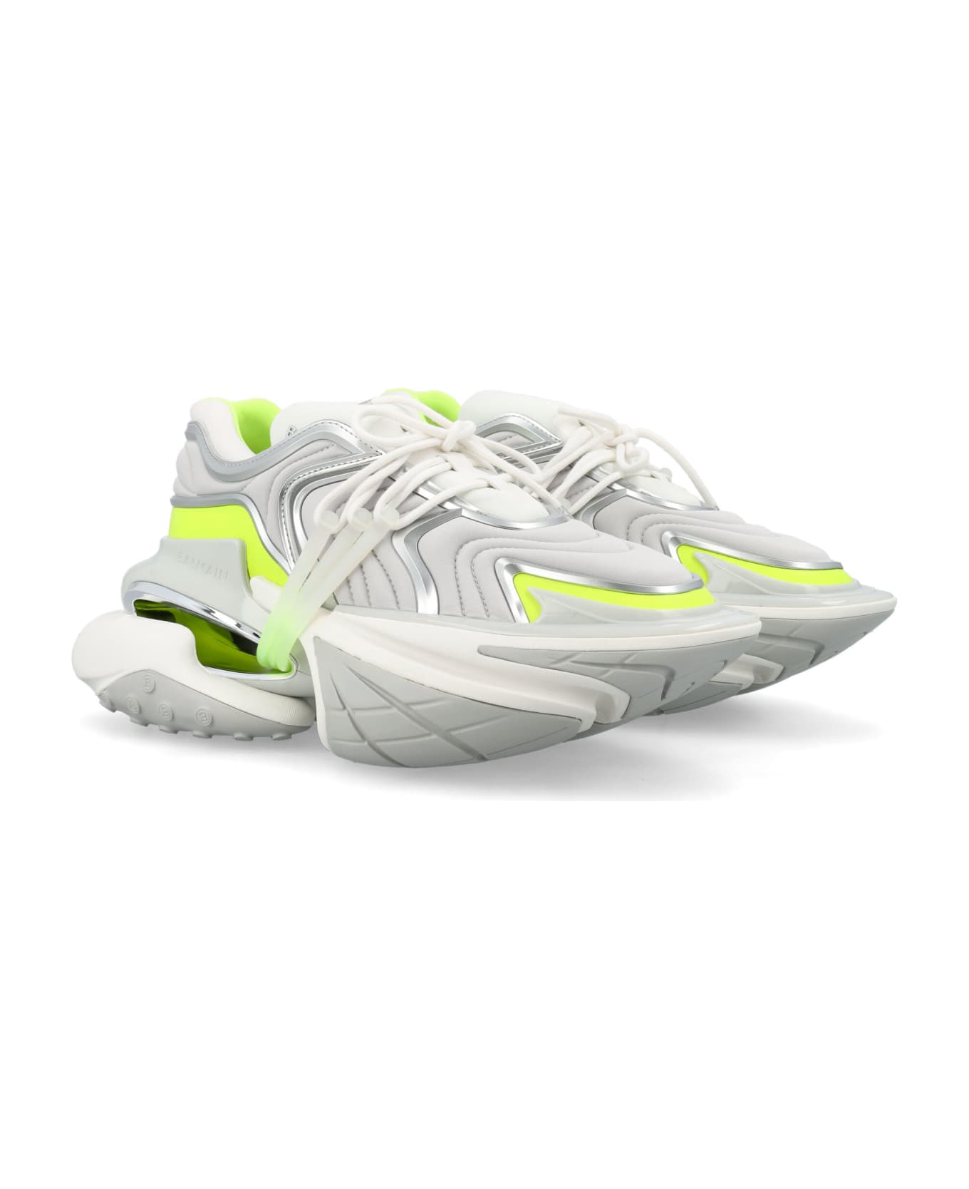 Balmain Unicorn Sneaker - GREY FLUO GREEN