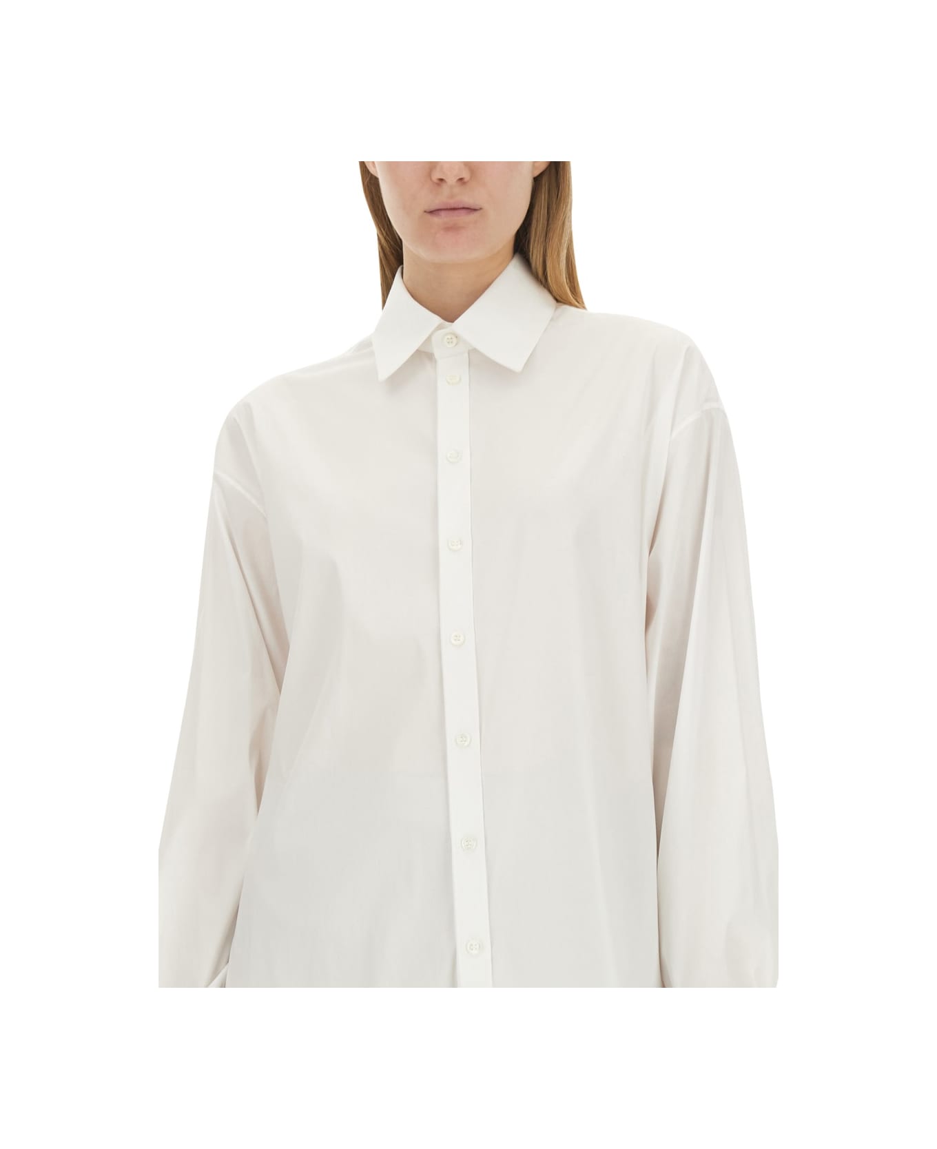 Peter Do Drawstring Shirt - WHITE シャツ