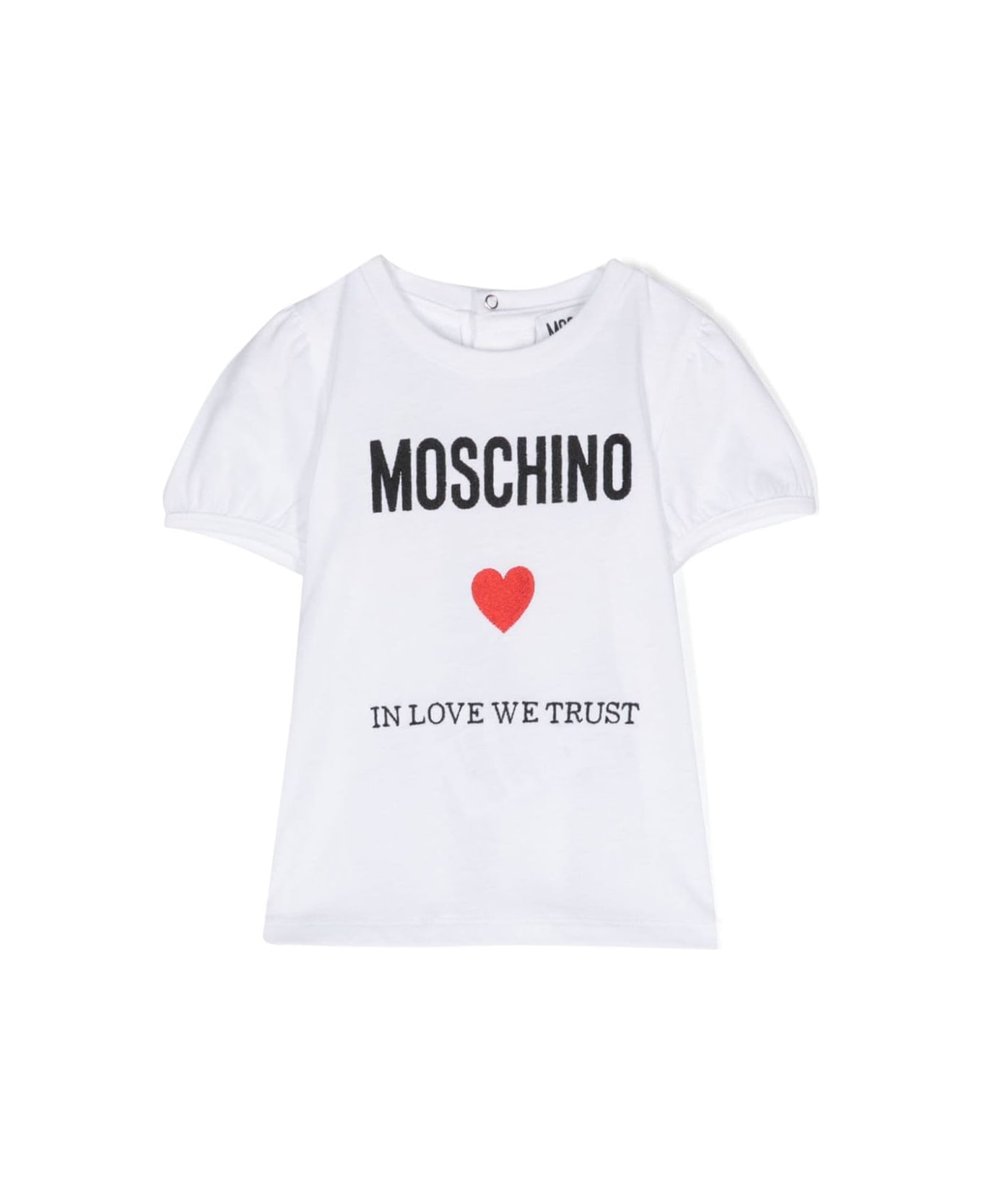 Moschino T-shirt Con Logo - White