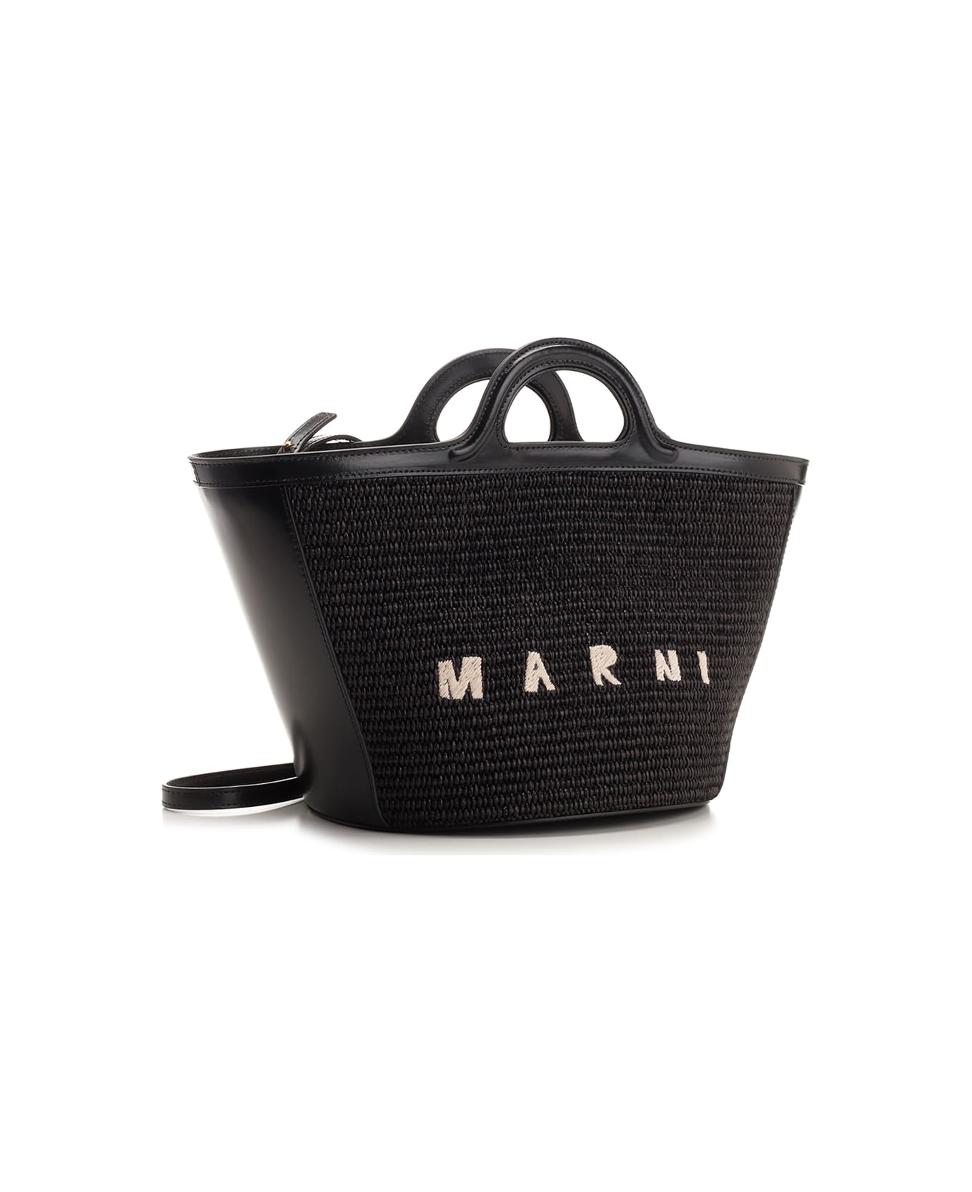 Marni Small 'tropicalia' Bag - Black トートバッグ
