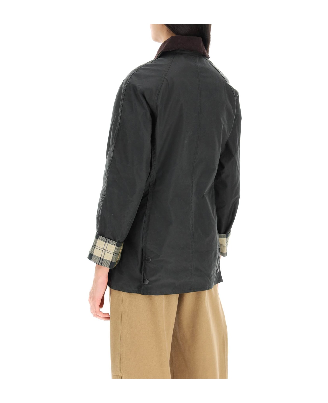 Barbour Beandell Waxed Cotton Jacket - green ブレザー