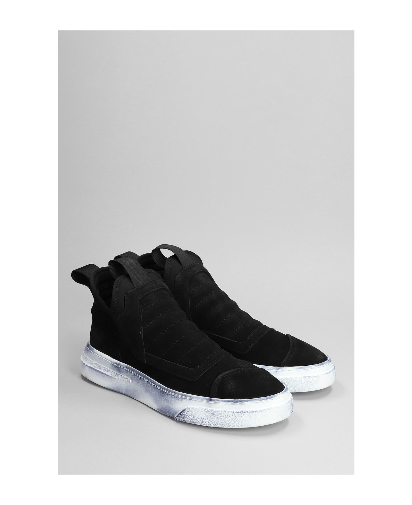 Bruno Bordese Damper  Sneakers In Black Suede - black