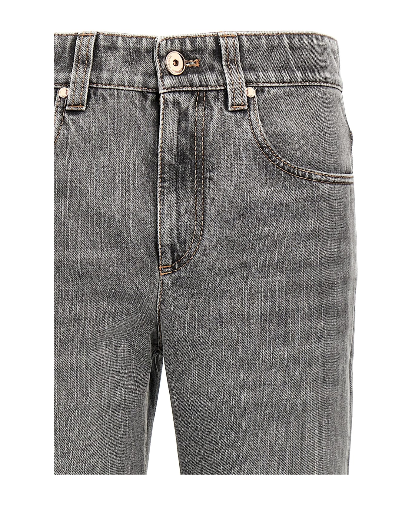 Brunello Cucinelli 'monile' Jeans - Gray