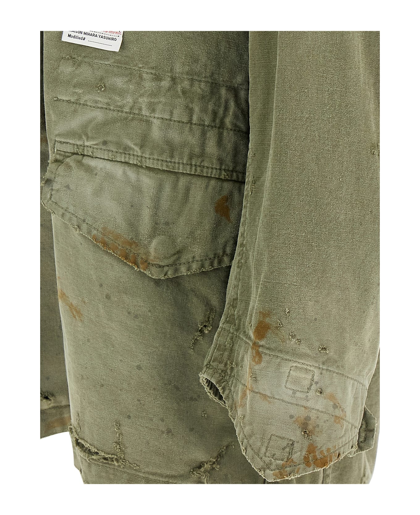 Mihara Yasuhiro 'distressed Field' Jacket - GREEN
