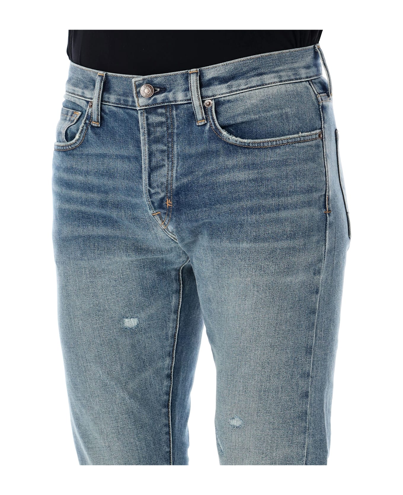 Tom Ford Rid And Repaired Denim Pants - Blue