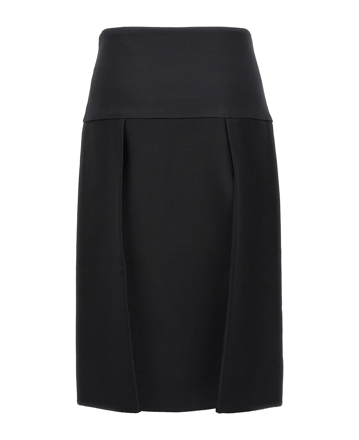 Khaite Kidd Skirt - BLACK