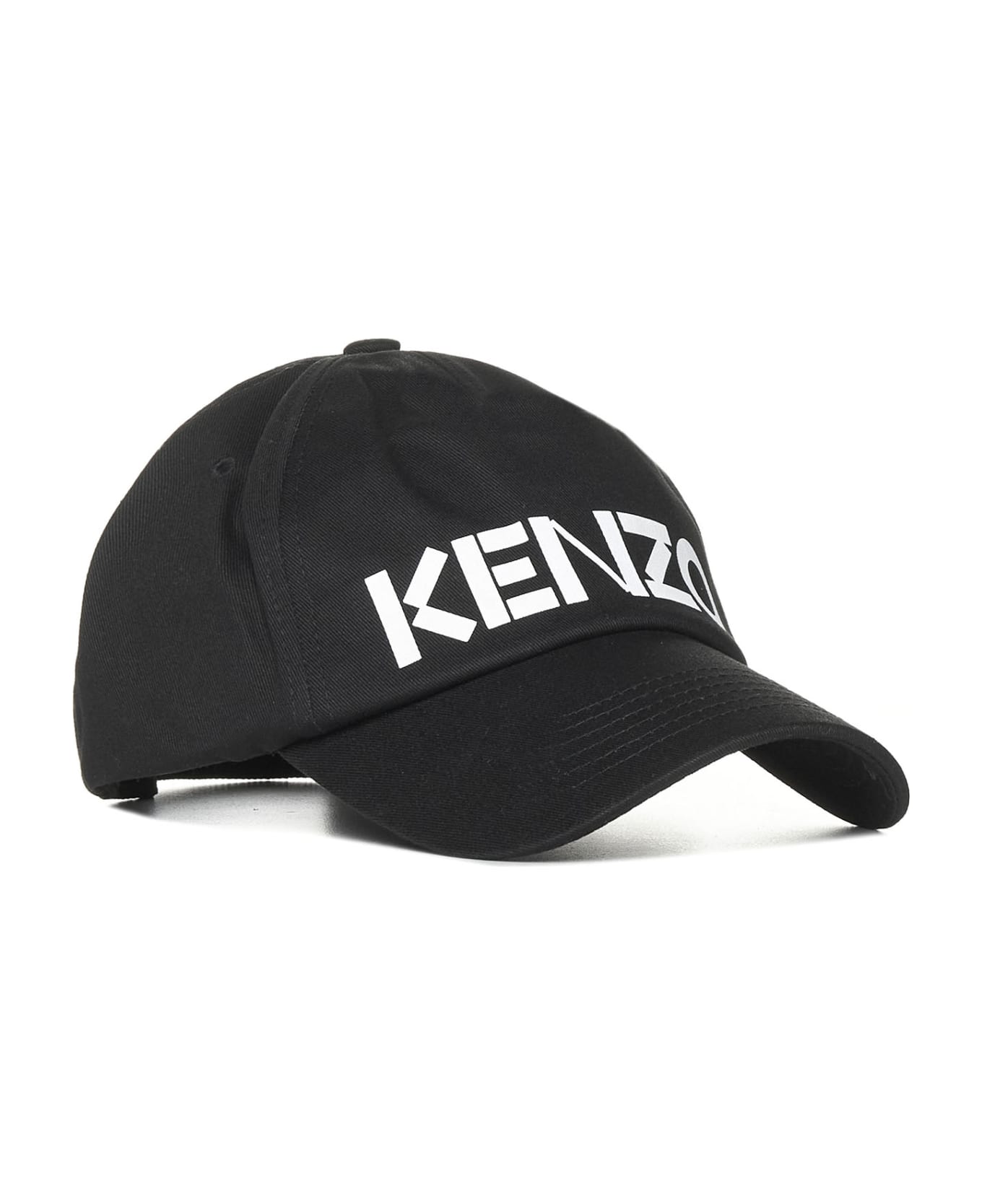 Kenzo Logo Baseball Cap - Black 帽子