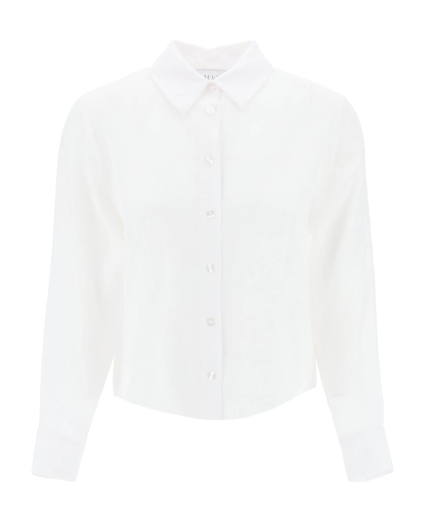 MVP Wardrobe St Raphael Linen Shirt For Men - WHITE (White)