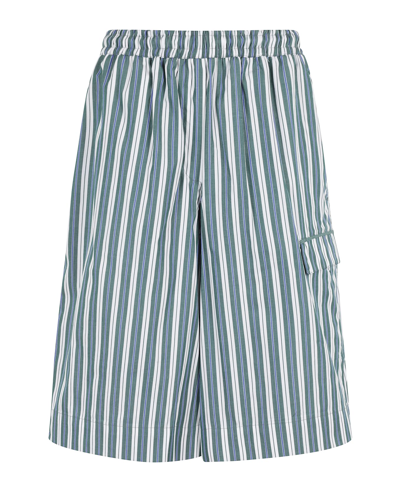 REMAIN Birger Christensen Poplin Basketball - Rain Forest Comb