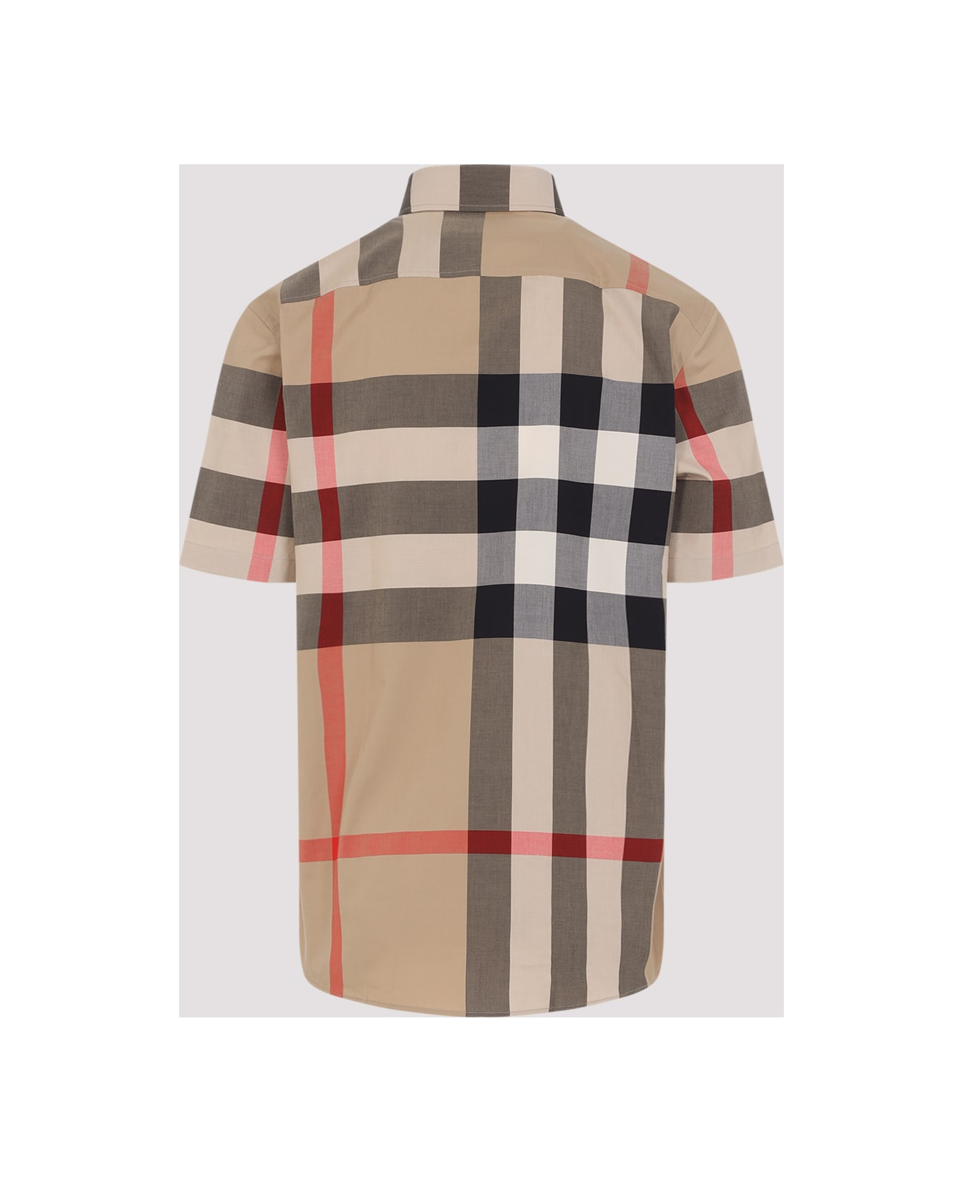 Burberry Ss Summerton Shirt - Archive Beige Ip Chk