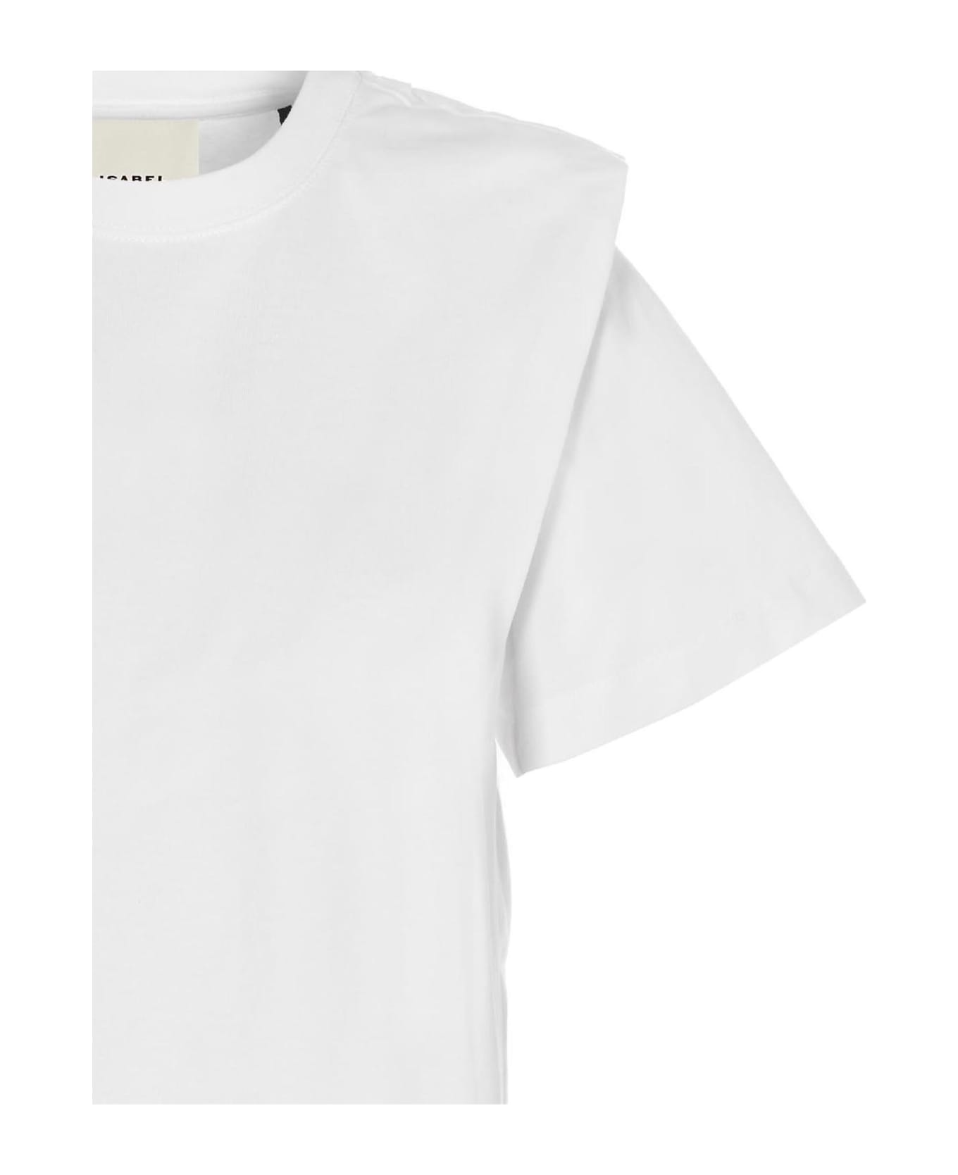 Isabel Marant Cropped T-shirt - WHITE Tシャツ