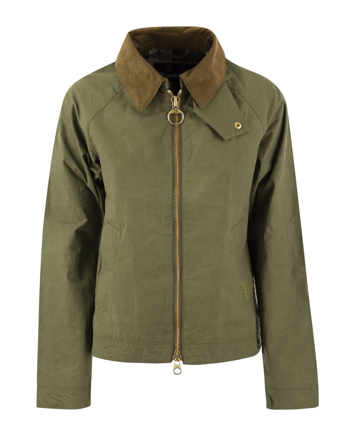 Barbour Campbell - Short Mackintosh - Military Green