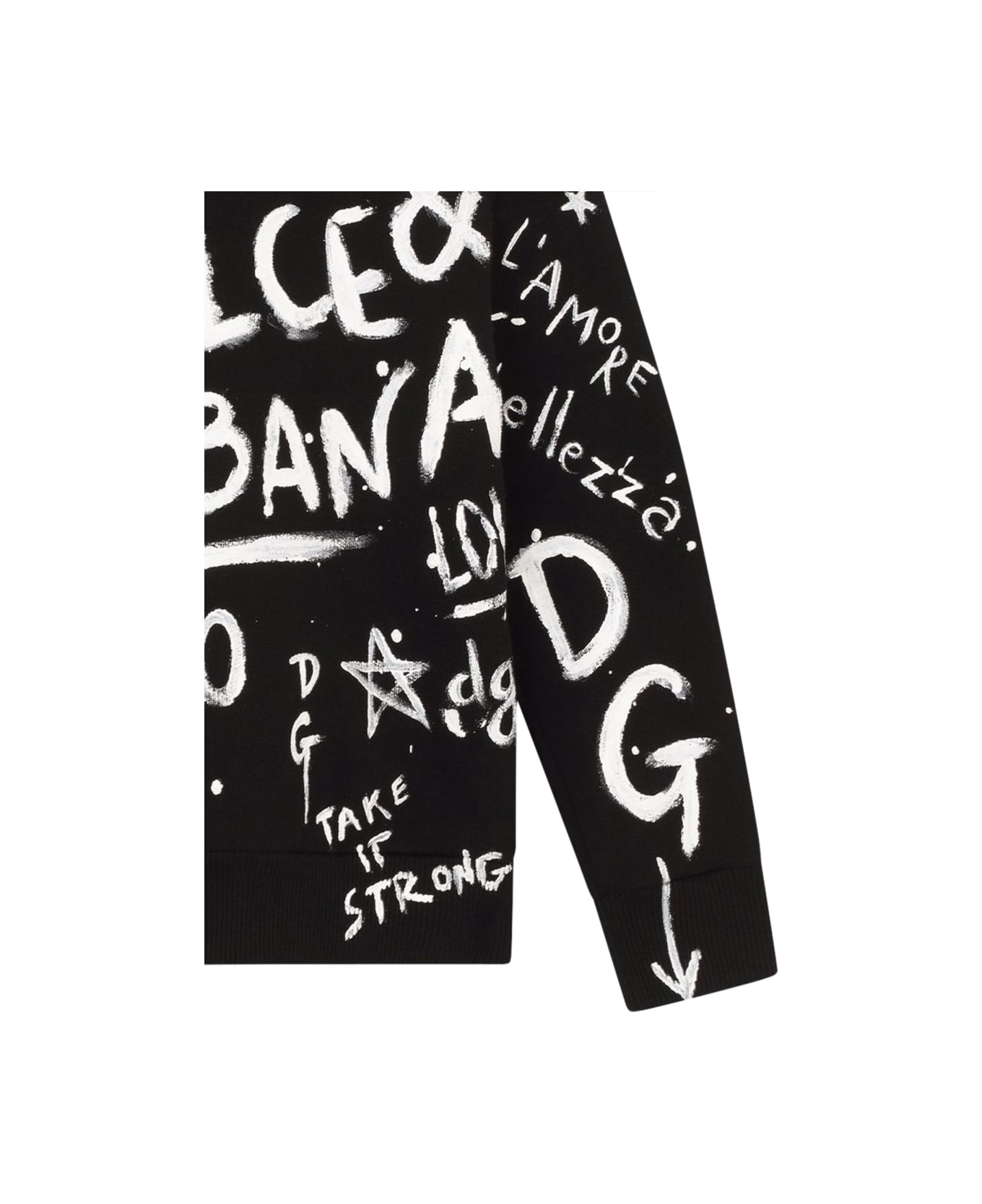 Dolce & Gabbana Crewneck Sweatshirt - BLACK
