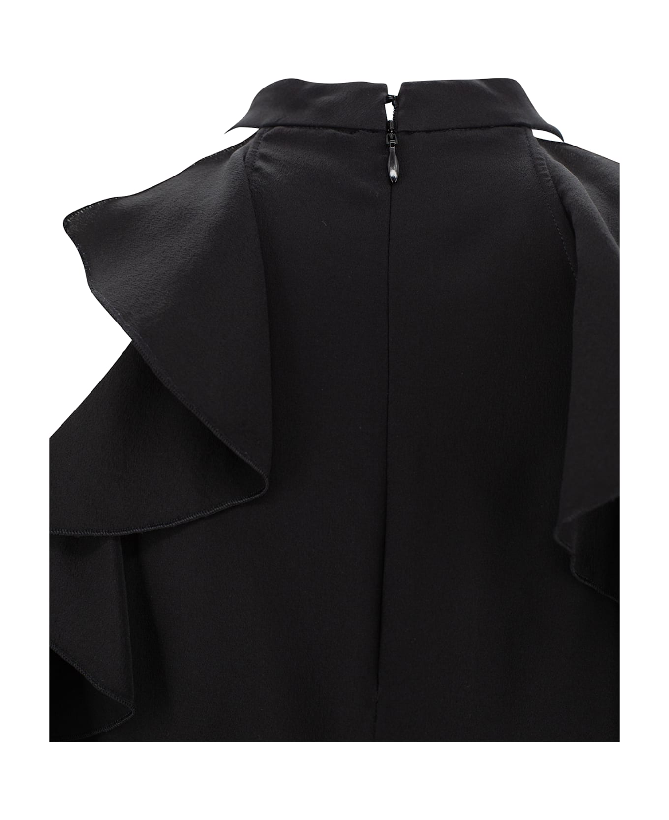 Etro Draped Detail Blouse - Black