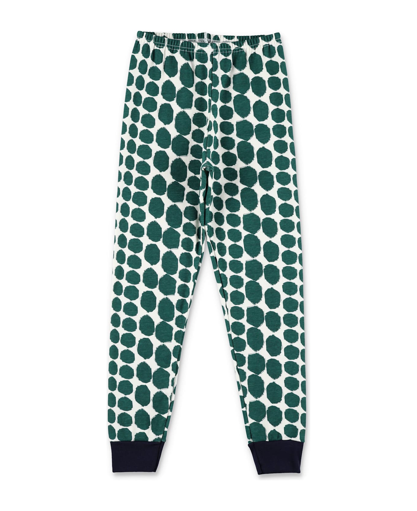 Petit Bateau Kid - Crocodile Print Cotton Pyjama Set With Mask - GREEN / WHITE