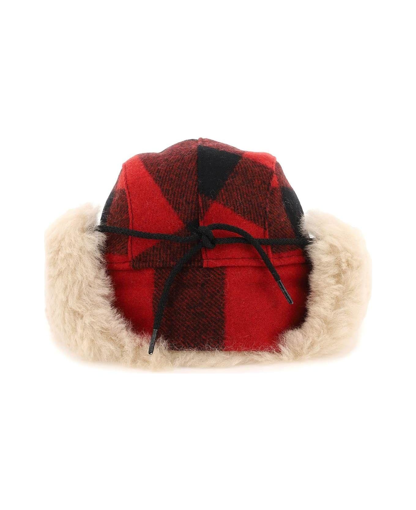Filson Double Mackinaw Wool Cap - RED 帽子