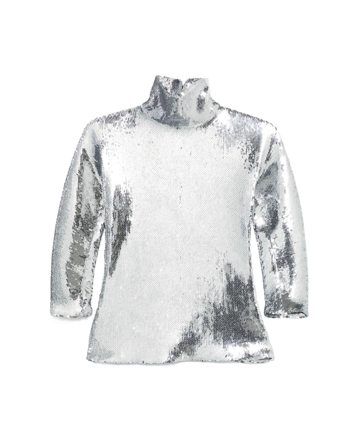 N.21 Round Neck Jumper - Silver