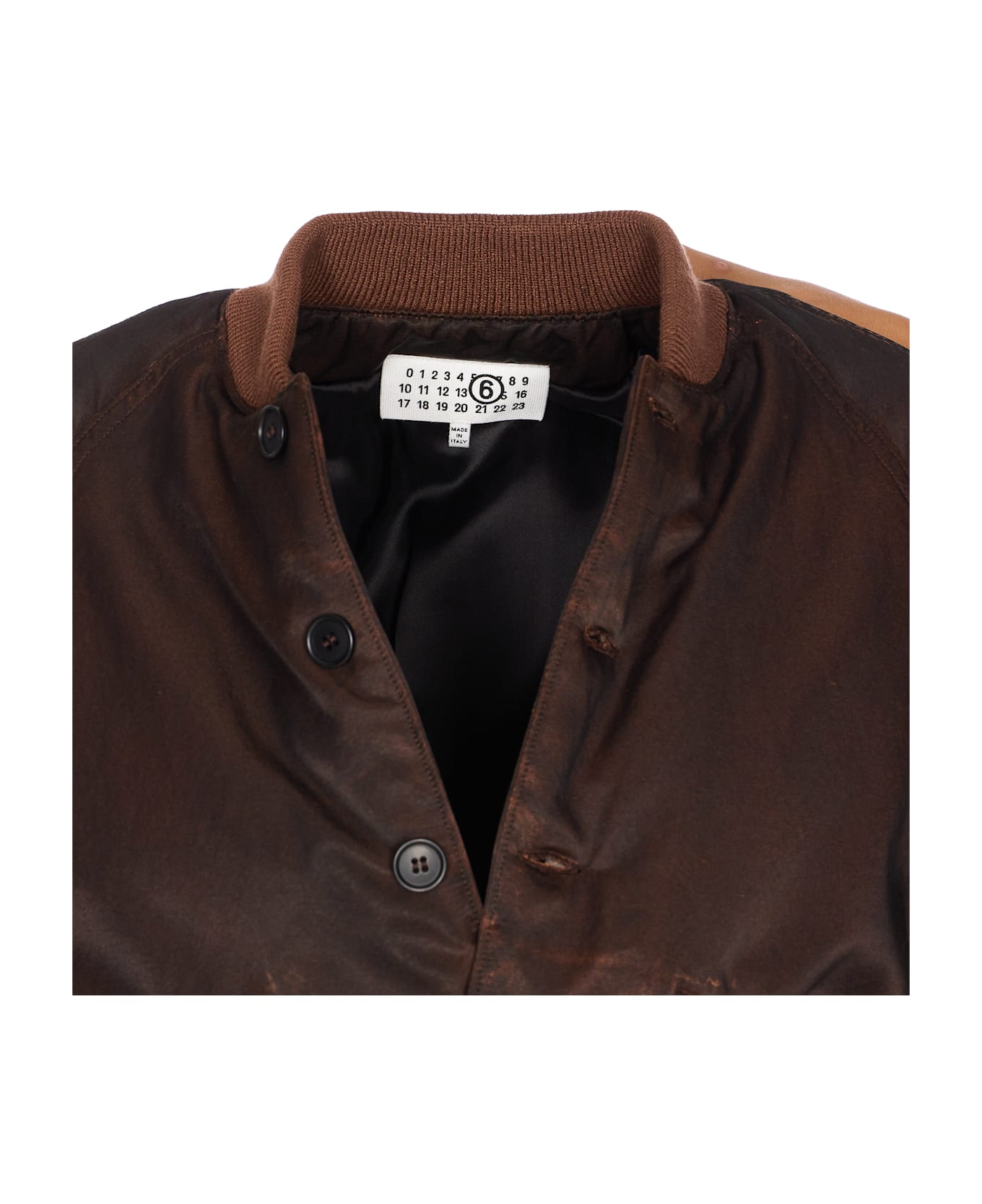 MM6 Maison Margiela Bomber Jacket - BROWN