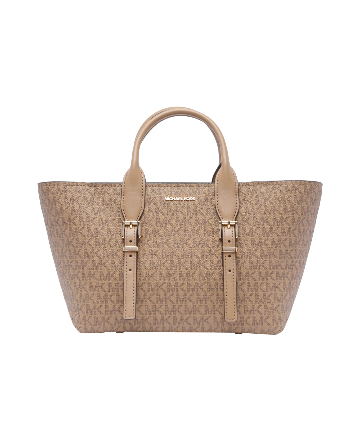 MICHAEL Michael Kors Moore Satchel Bag - Beige