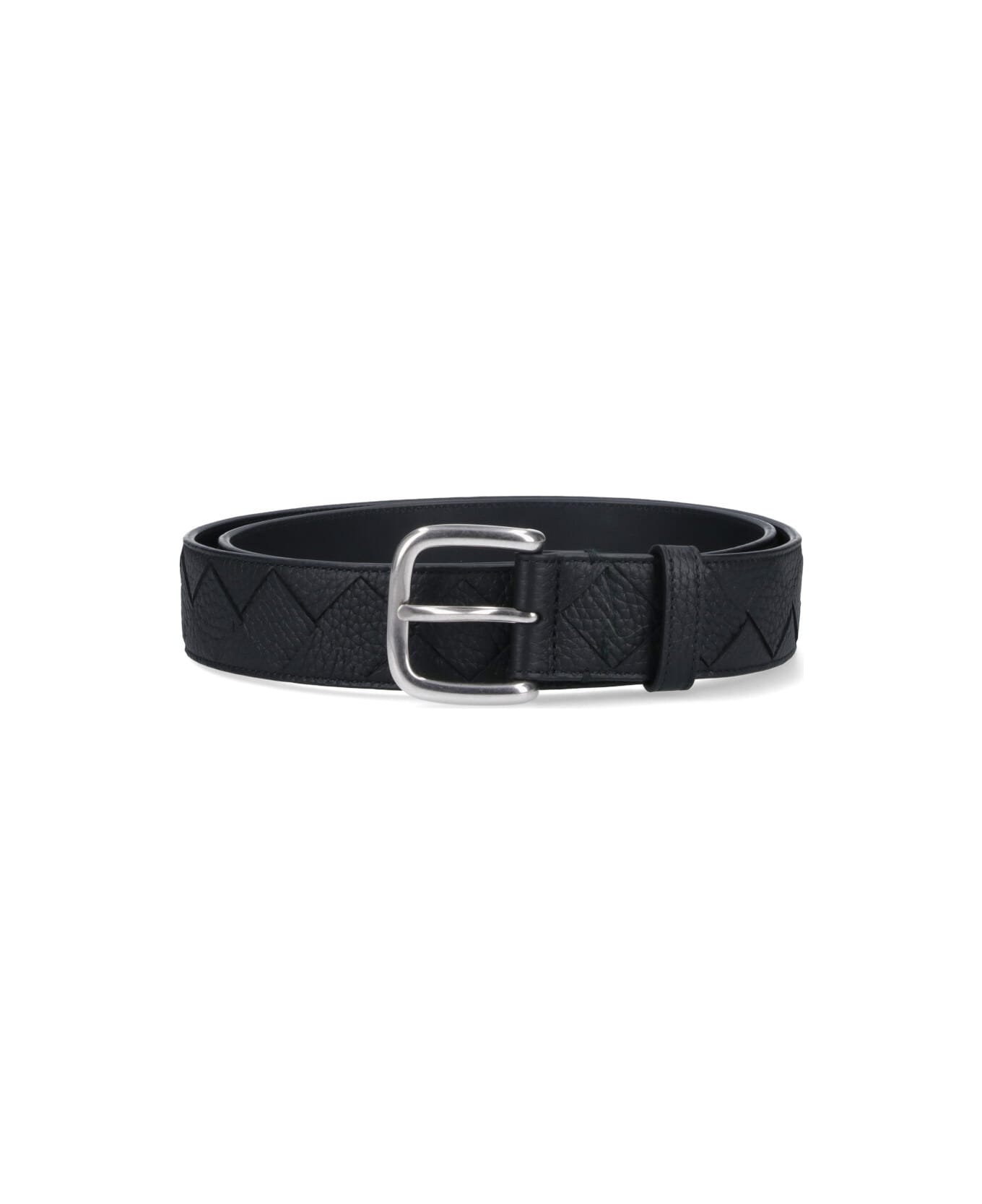 Bottega Veneta 
taurillon
 Belt - Black