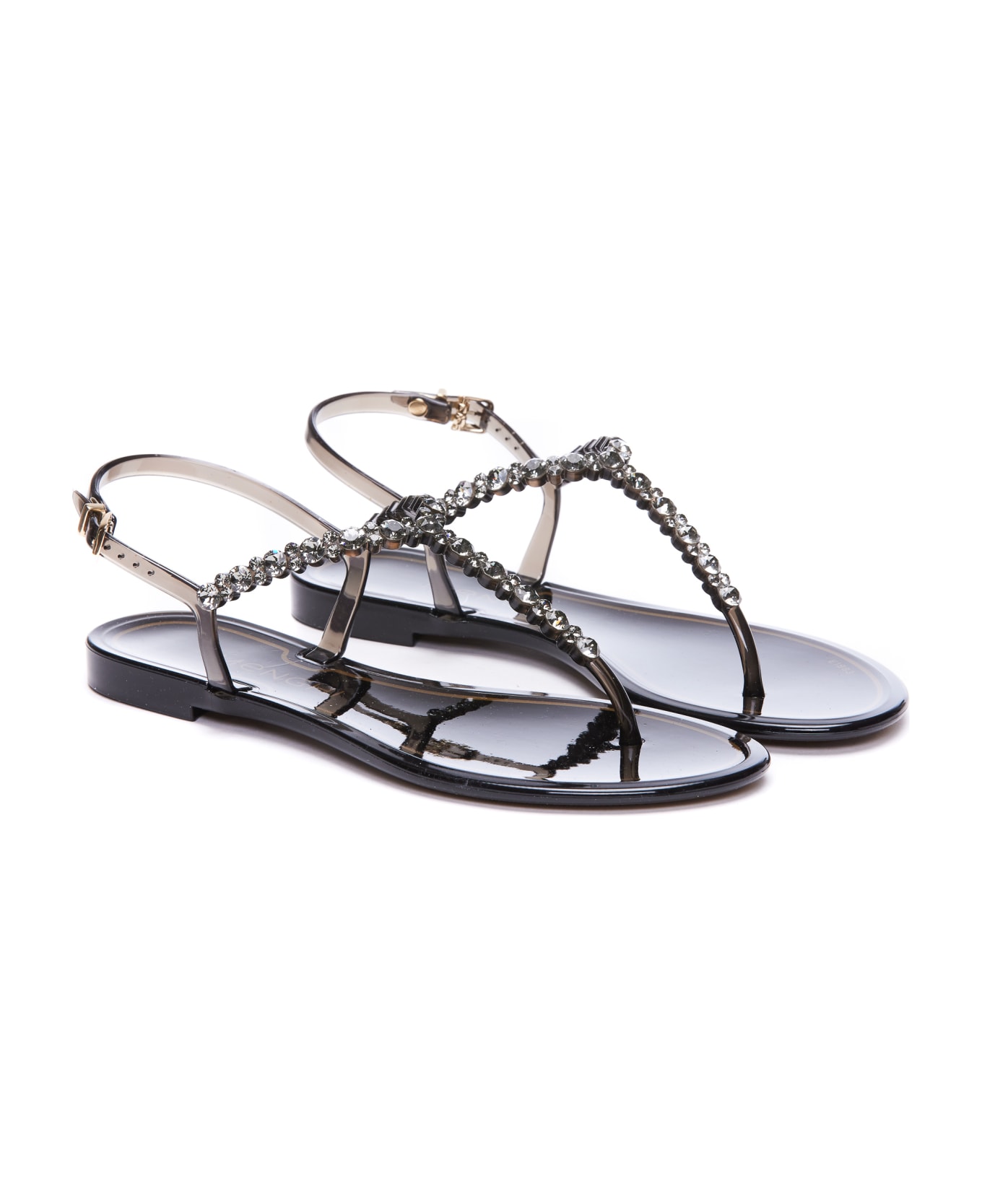 Menghi Sandals With Crystals | italist
