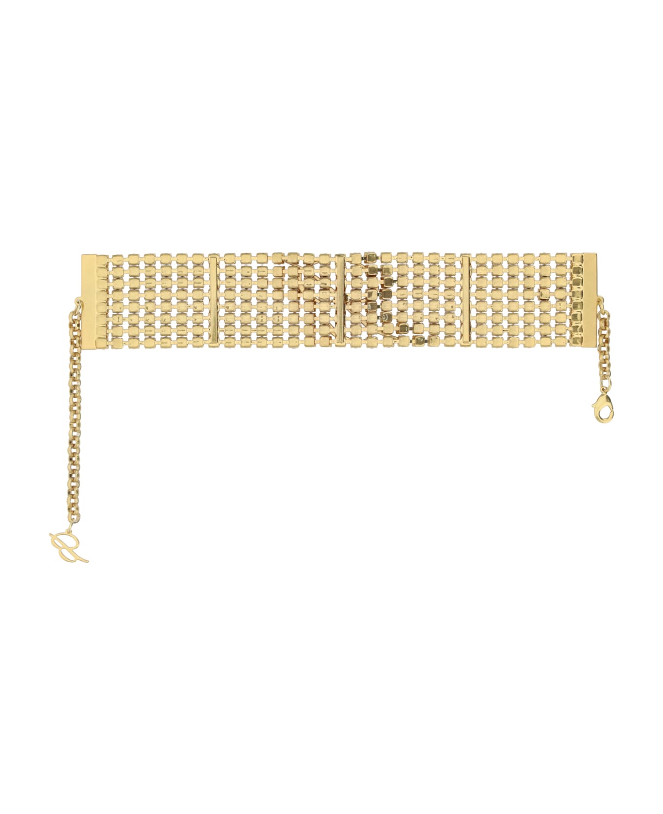 Blumarine Choker Necklace - Oro Satinato/crystal ネックレス