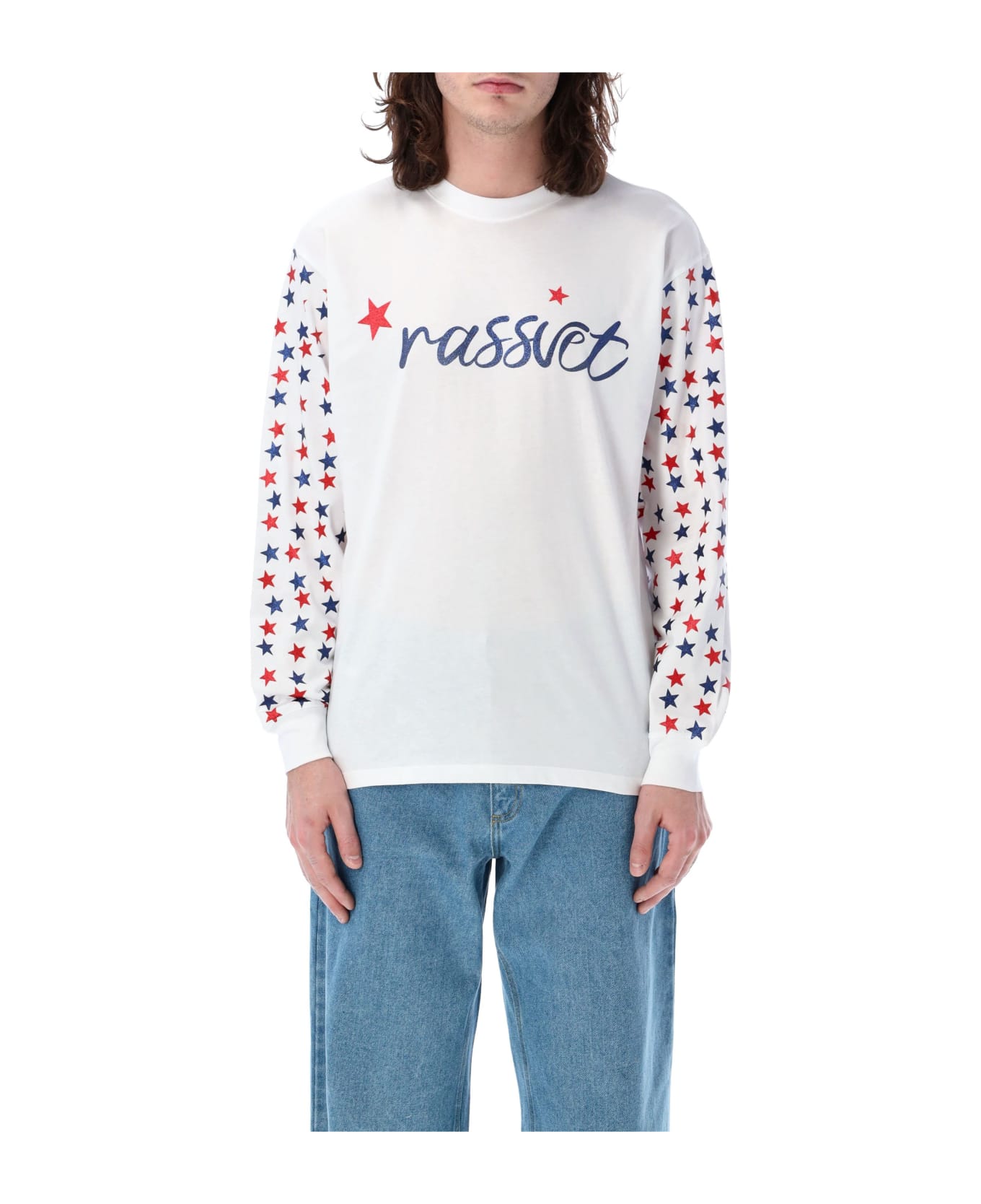 PACCBET Free To Sparkle L/s T-shirt - WHITE