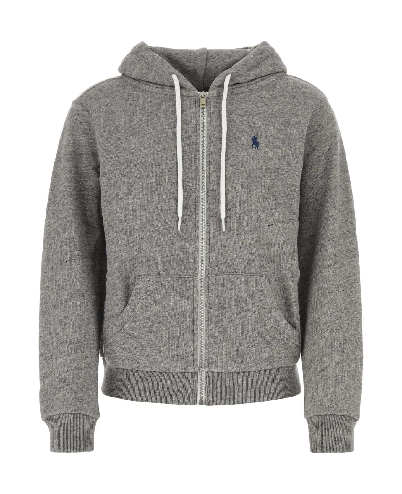 Polo Ralph Lauren Grey Cotton Sweatshirt - GREY
