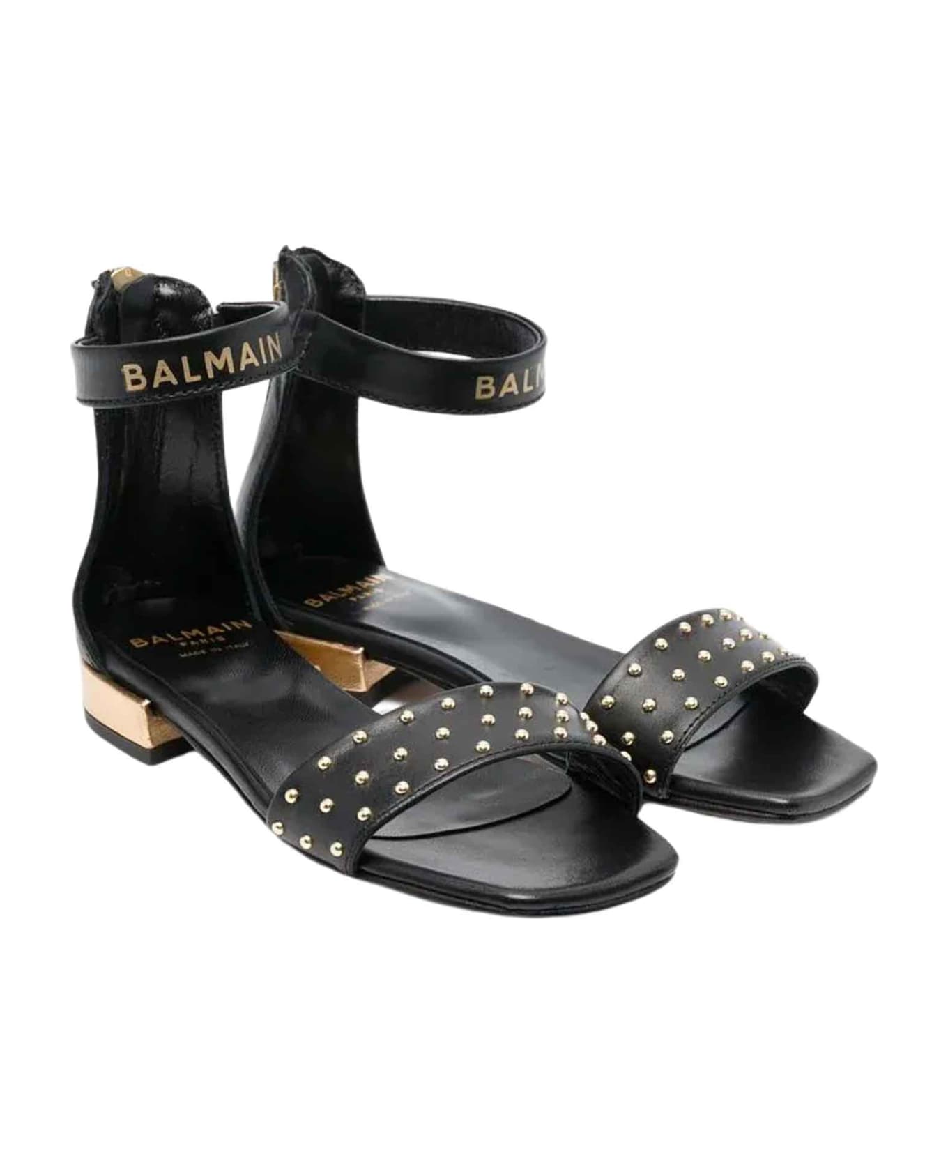 Balmain Black Sandals Girl . - Nero
