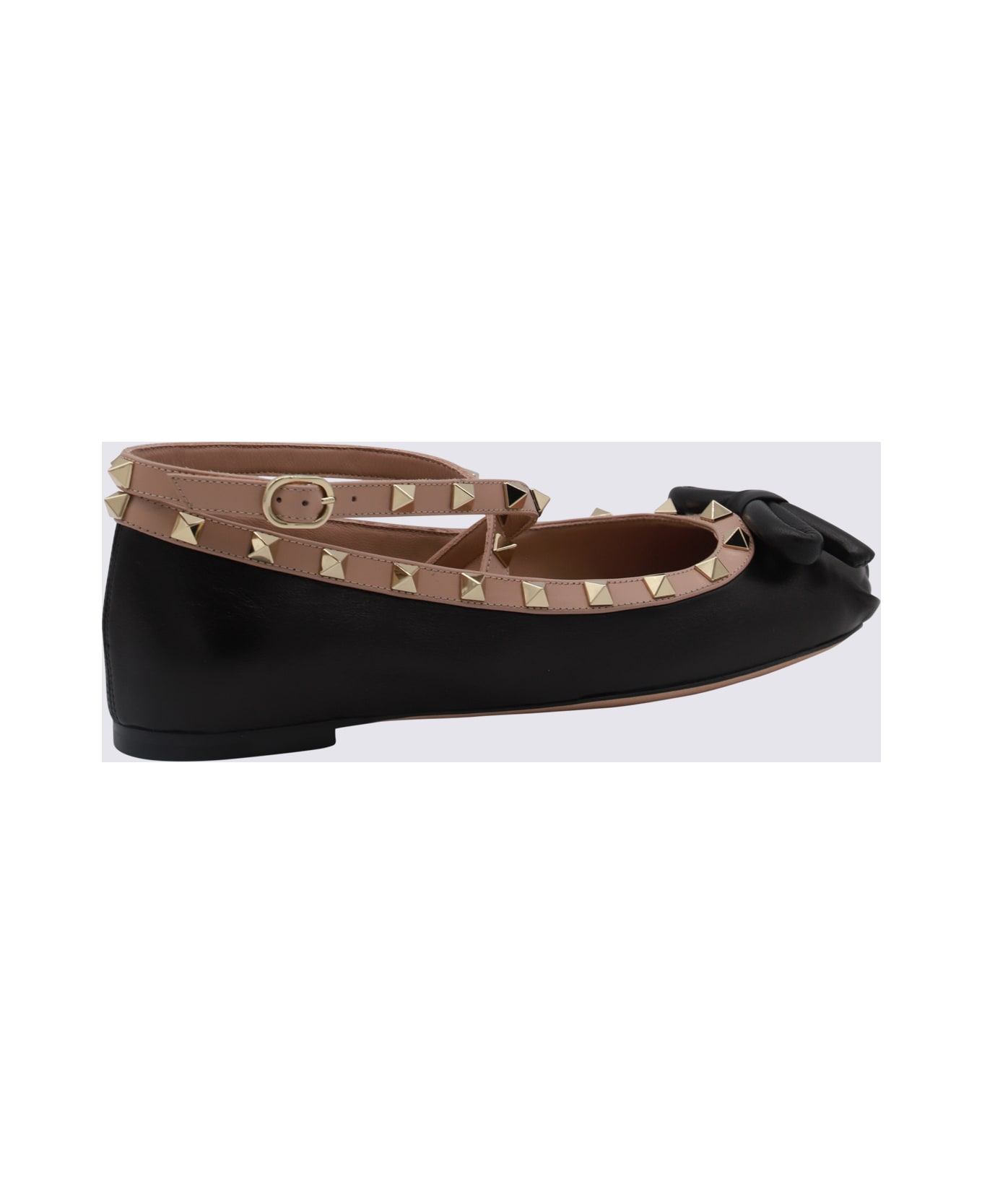 Valentino Garavani Flats - BLACK/ROSE CANNELLE