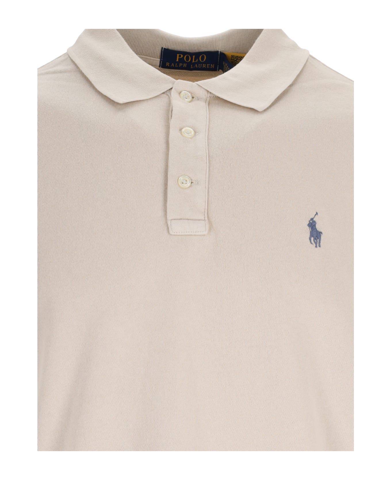 Polo Ralph Lauren Logo Polo Shirt - Beige