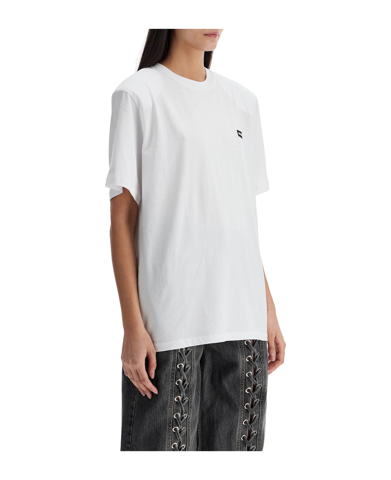 Rotate by Birger Christensen Oversized T-shirt - BRIGHT WHITE (White)