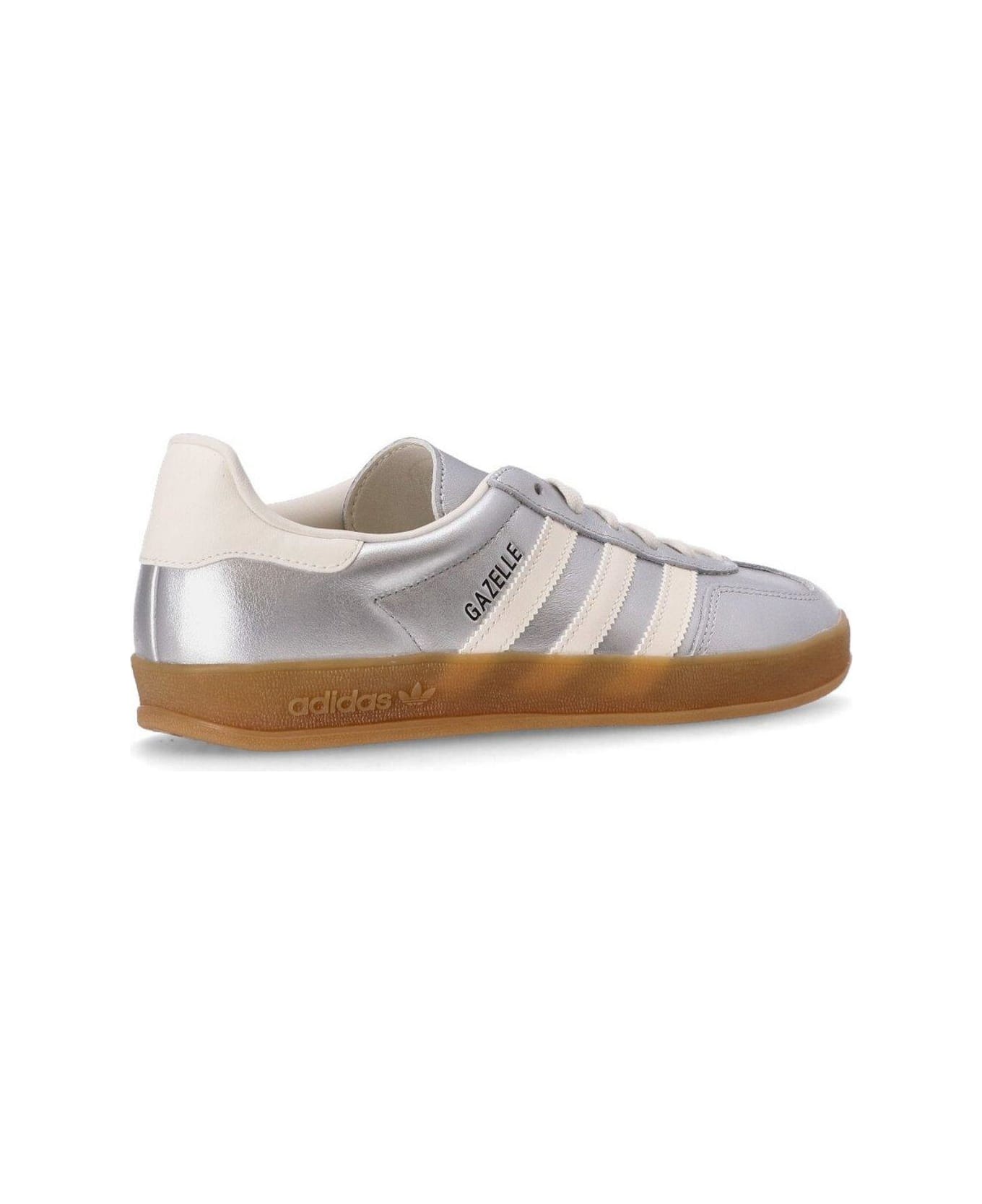 Adidas Originals Gazelle Lace-up Sneakers - Silver