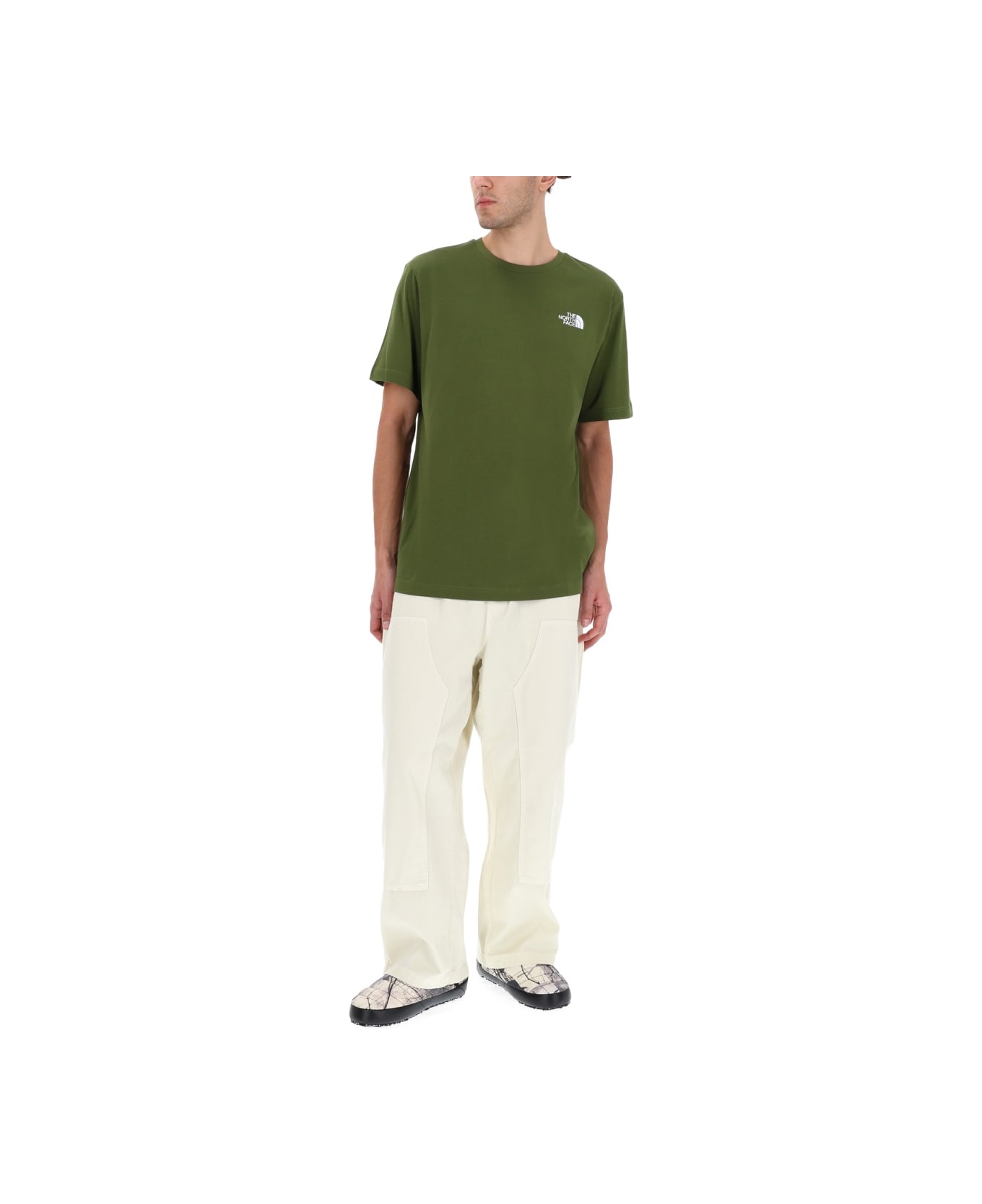 The North Face T-shirt With Logo - GREEN