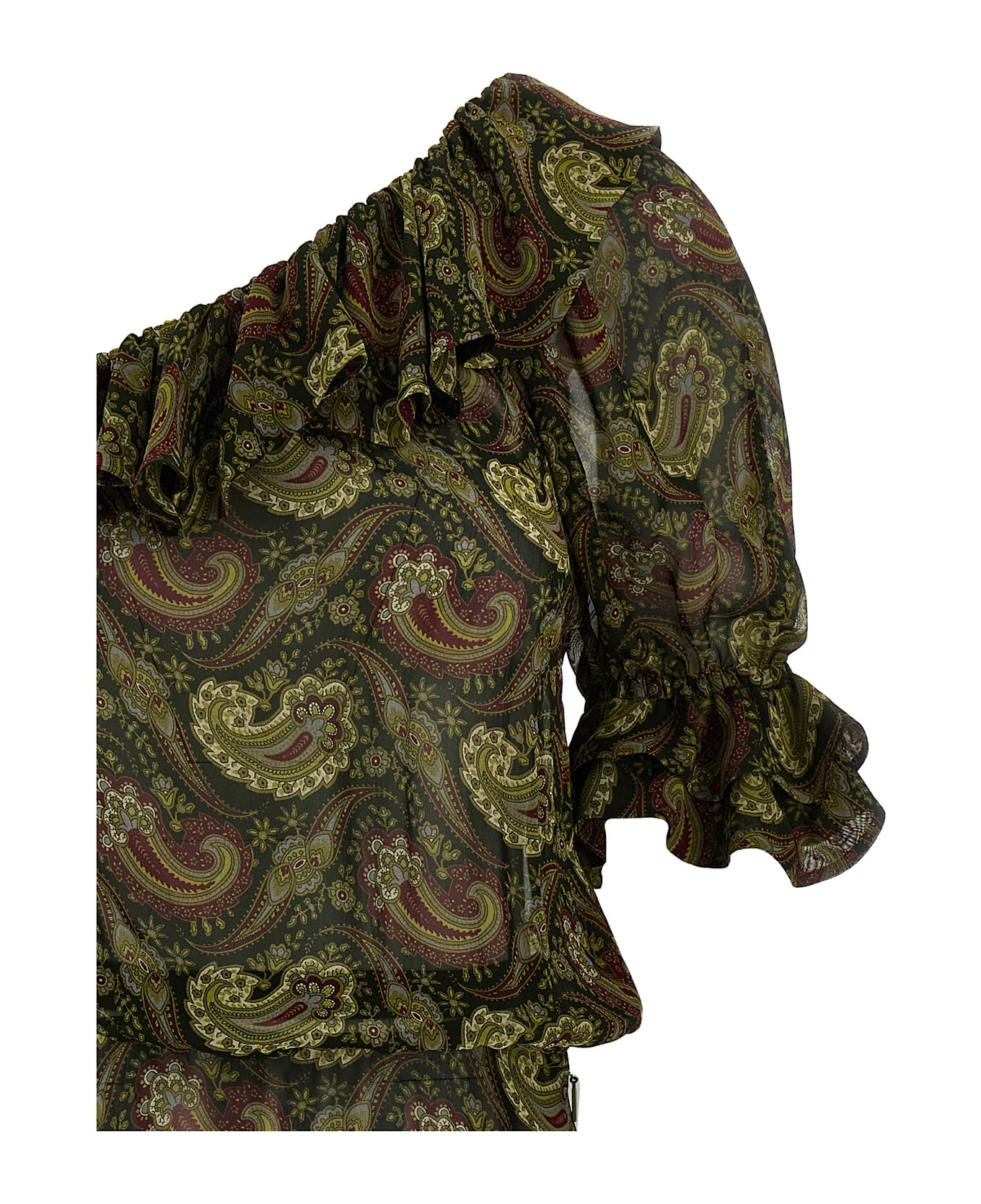 Saint Laurent Paisley Dress - Multicolor