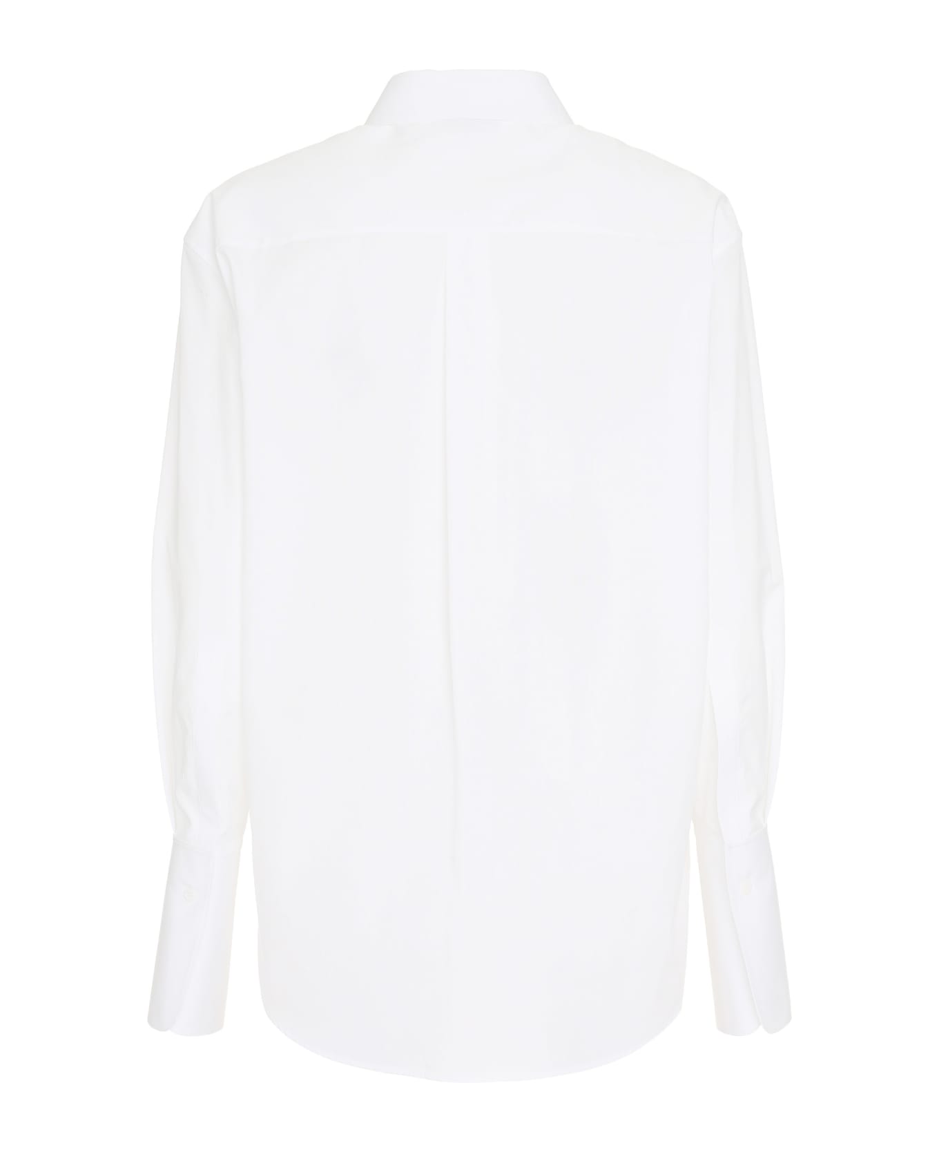 Alexander McQueen Cotton Poplin Shirt - White シャツ