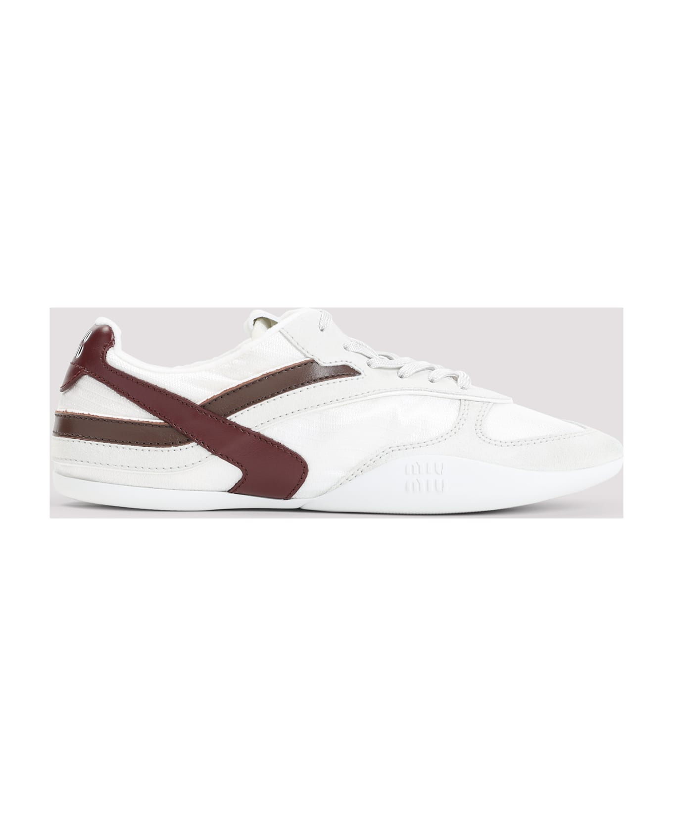 Miu Miu Gymnasium Sneakers - Bianco Amaranto