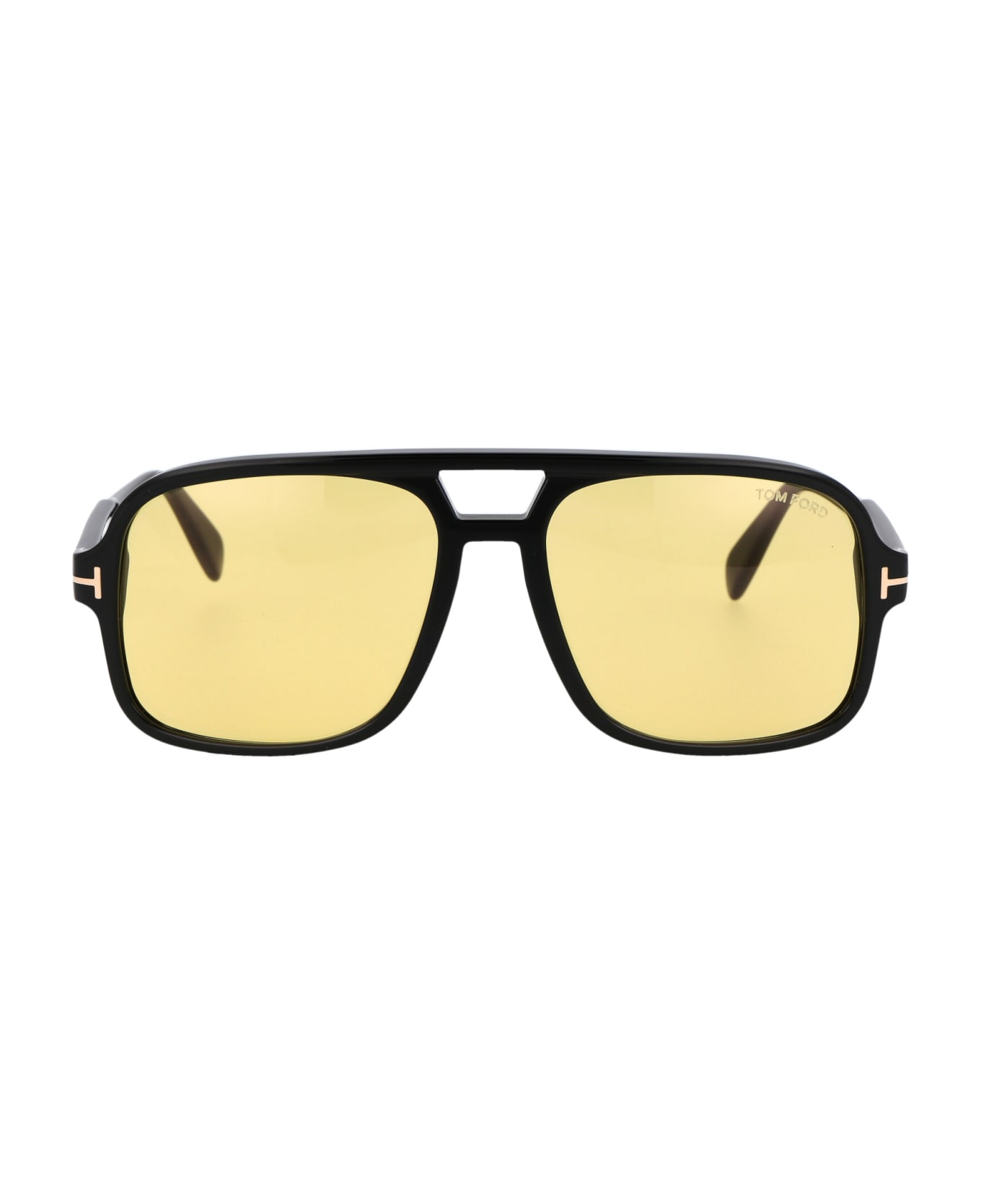 Tom Ford Eyewear Falconer-02 Sunglasses - 01E Nero Lucido / Marrone
