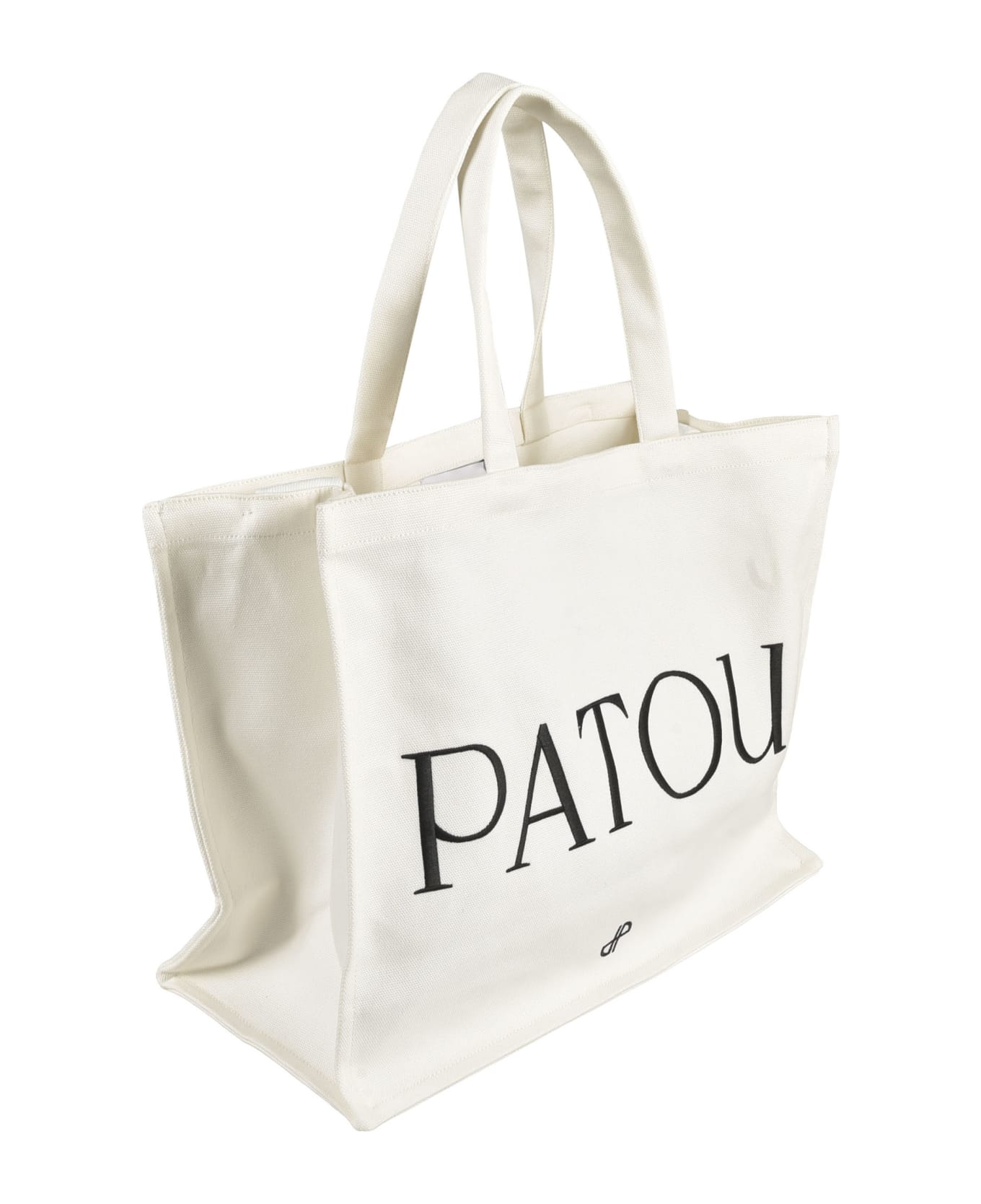 Patou Logo Large Tote - WHITE トートバッグ