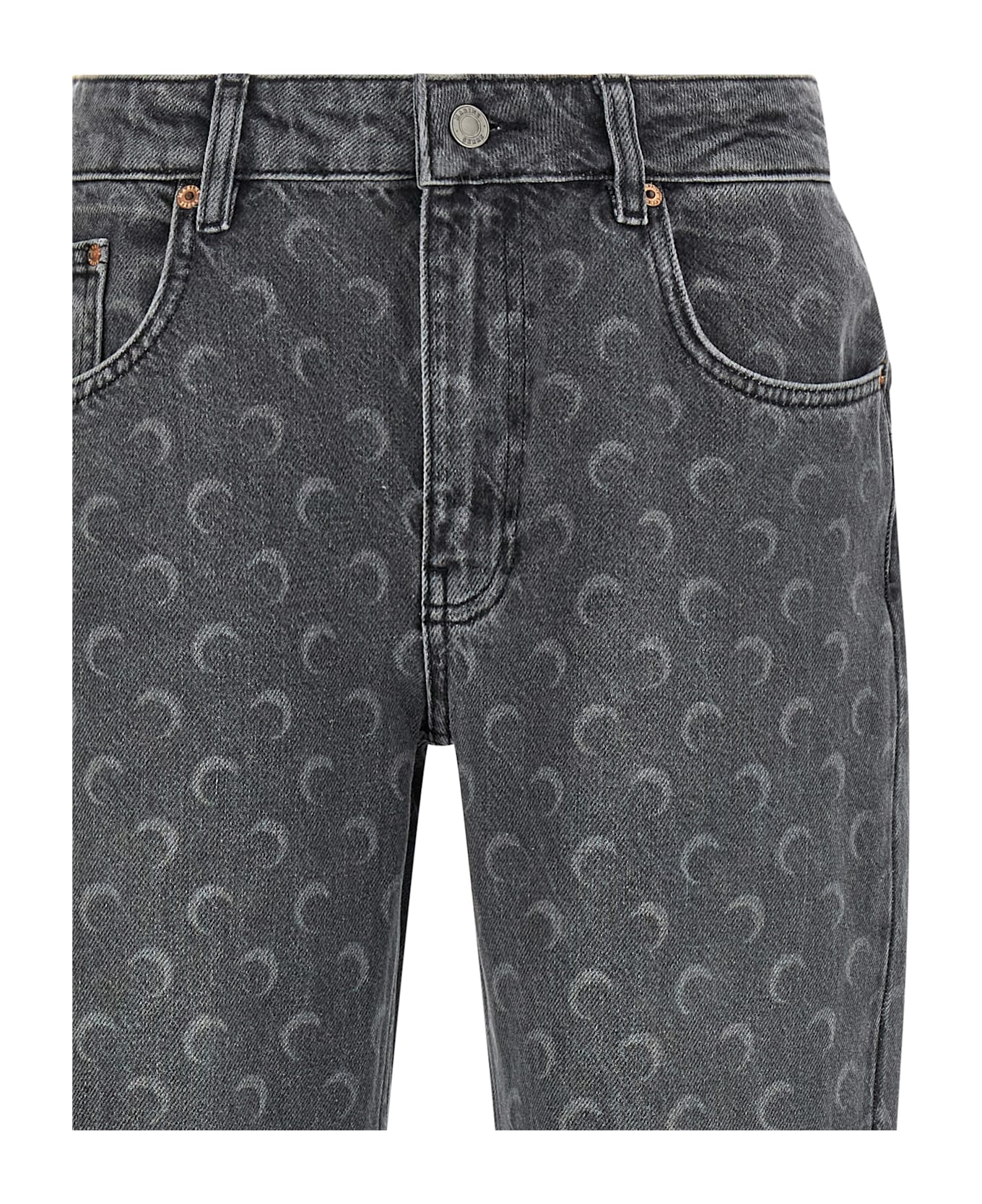 Marine Serre 'moon' Jeans - GREY