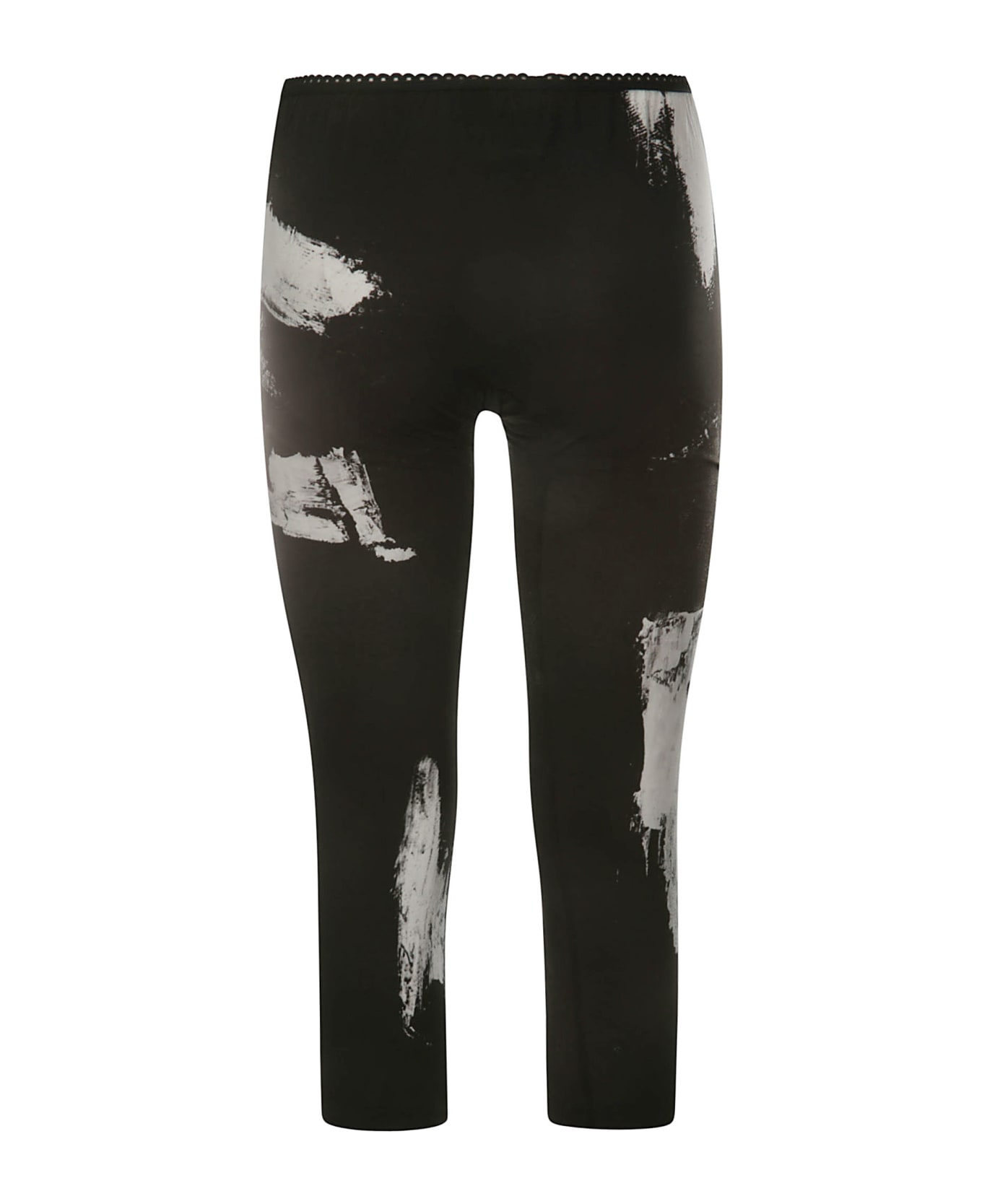 Yohji Yamamoto Cropped Leggings - BLACK