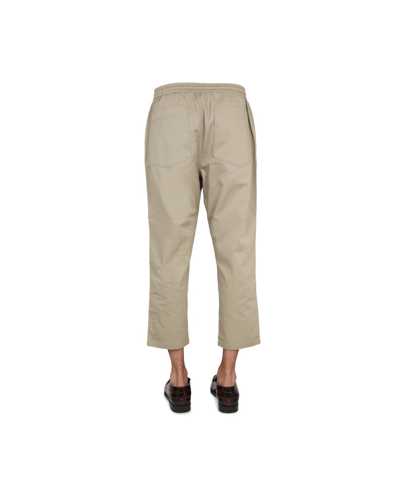 Universal Works Cropped Fit Pants - BEIGE