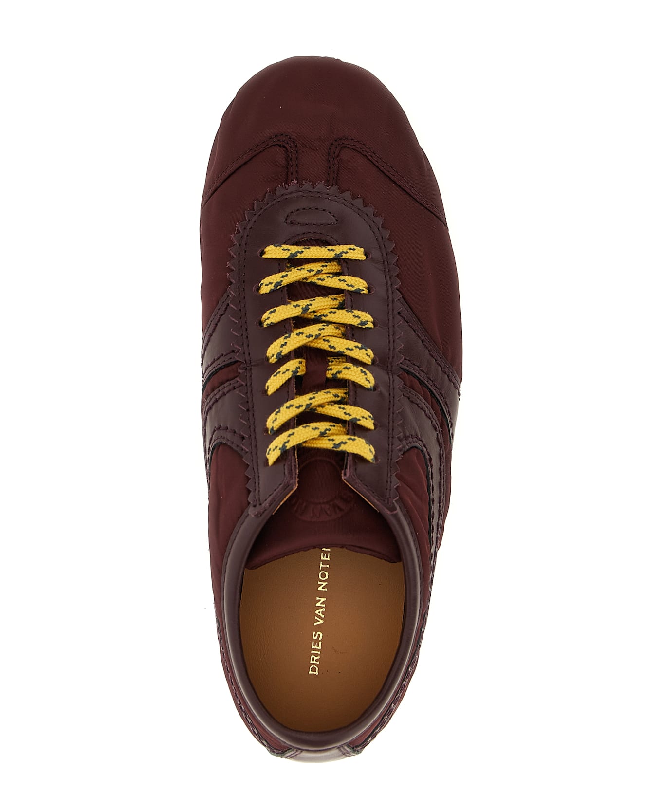 Dries Van Noten Nylon Sneakers - BORDEAUX
