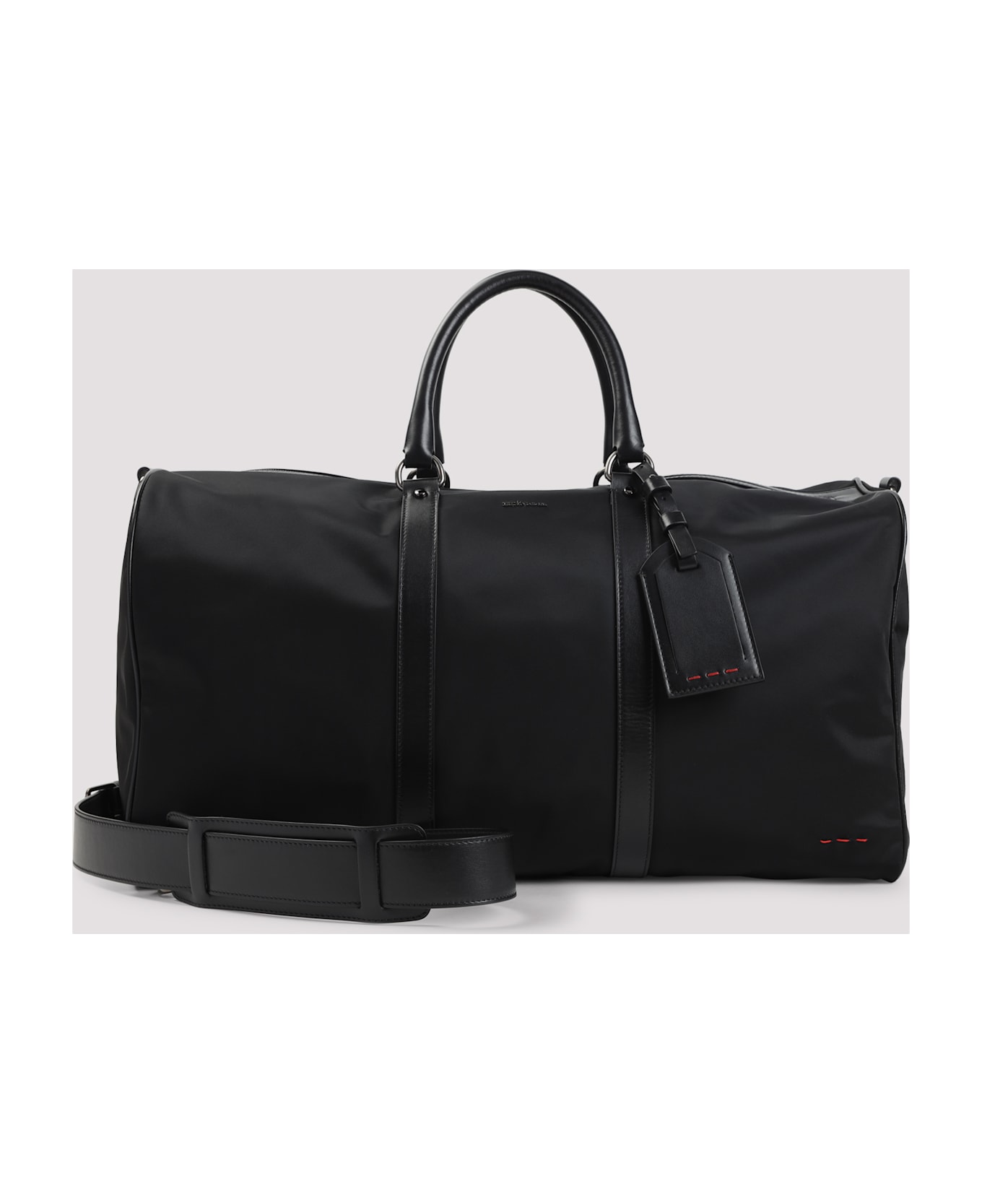 Kiton Polyamide Luggage Bag - Nero