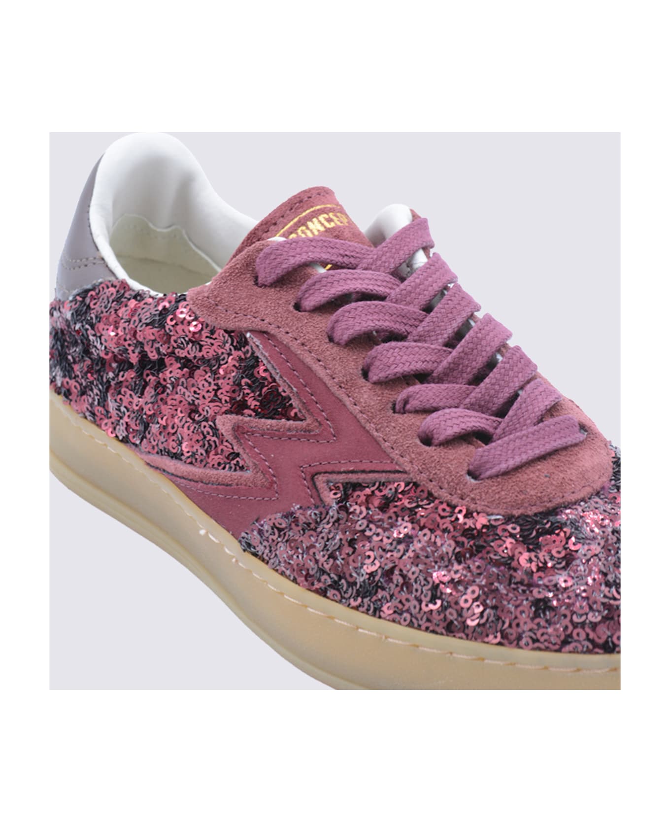M.O.A. master of arts Bordeaux Sneakers - BORDEAUX PAILLETTES