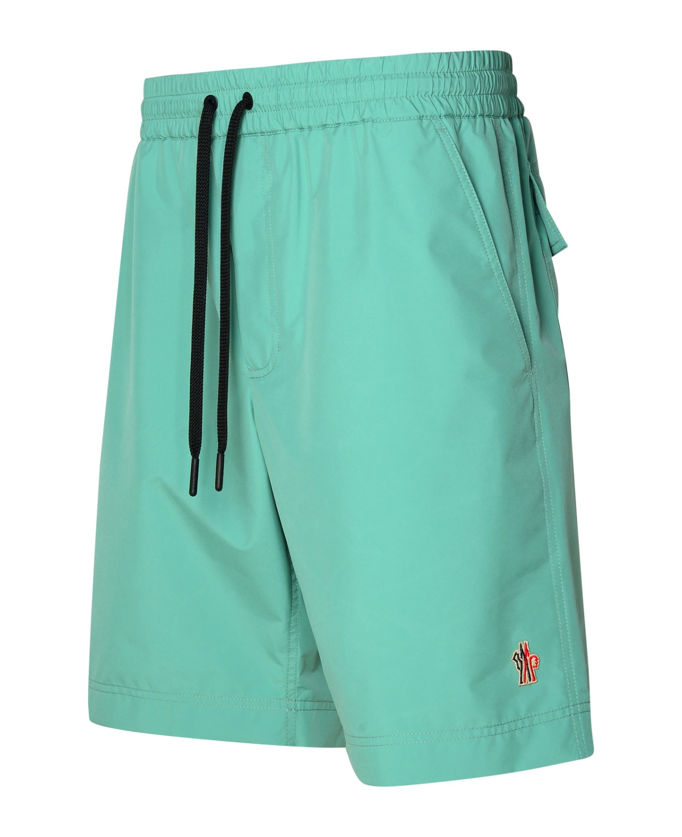 Moncler Grenoble Teal Polyester Swimsuit - Blue ショートパンツ