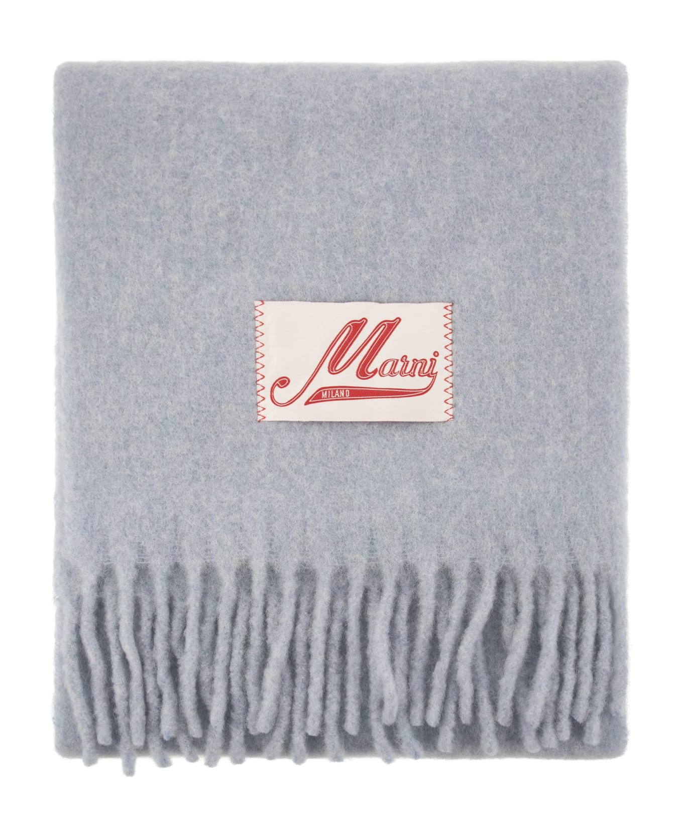 Marni Alpaca-blend Scarf Marni - Light Blue